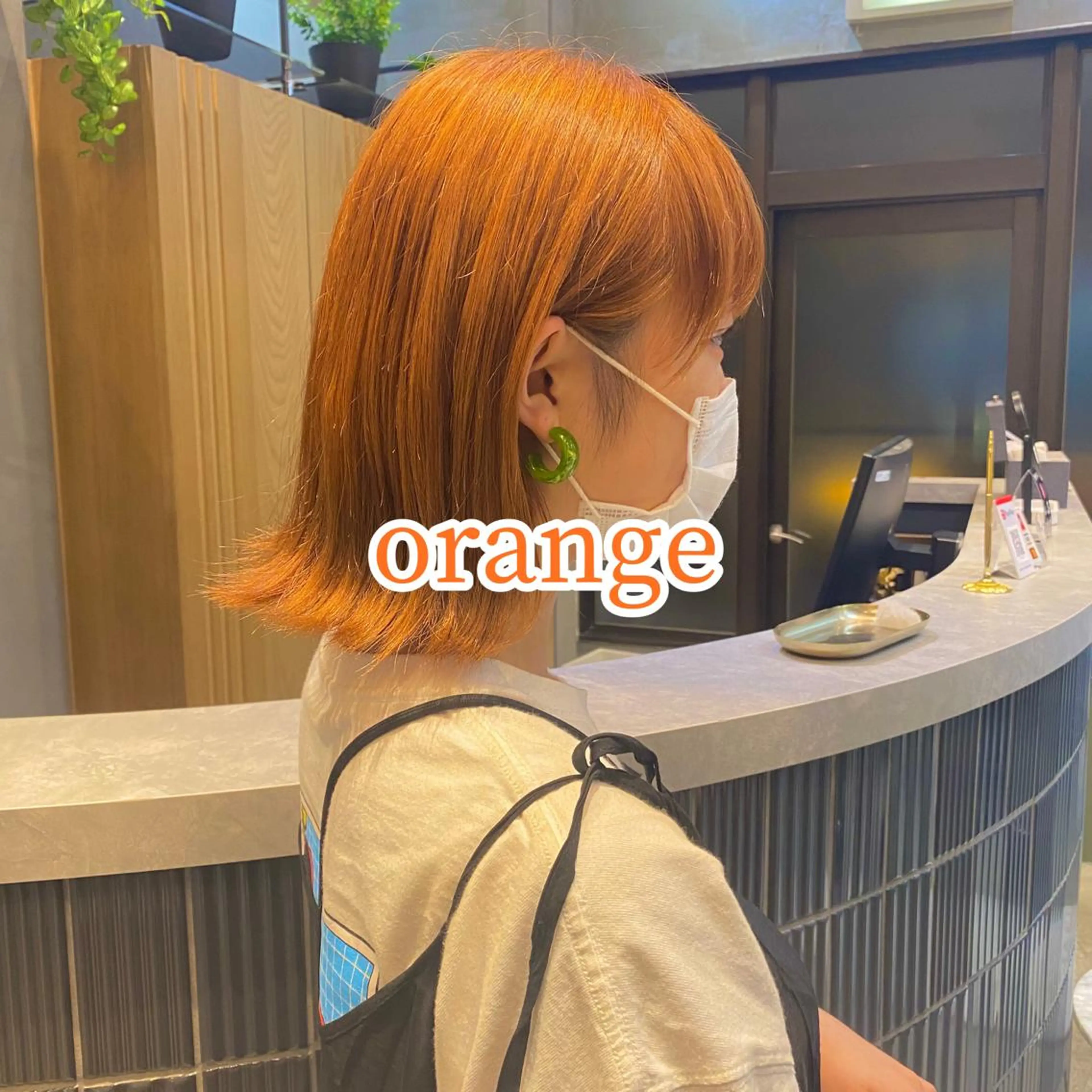 ミディアム カラー 似合わせレイヤー・ボ ブ タナカ レイヤのヘアスタイル