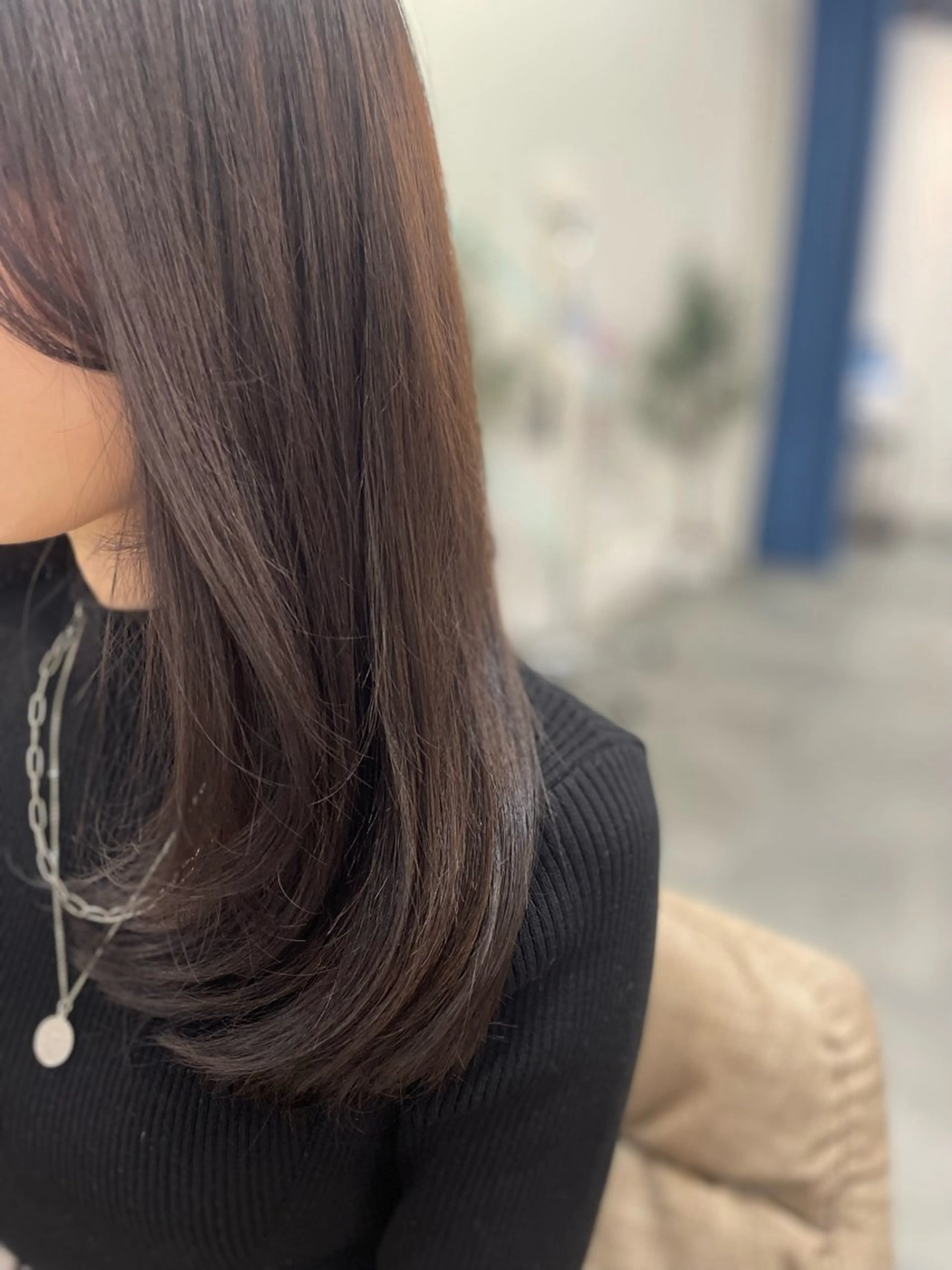 ロング カラー ヘアアレンジ 透明感カラー イルミナカラー レイヤーカット ロング トリートメント ナチュラル🌿垢抜け 福澤ゆきあのヘアスタイル