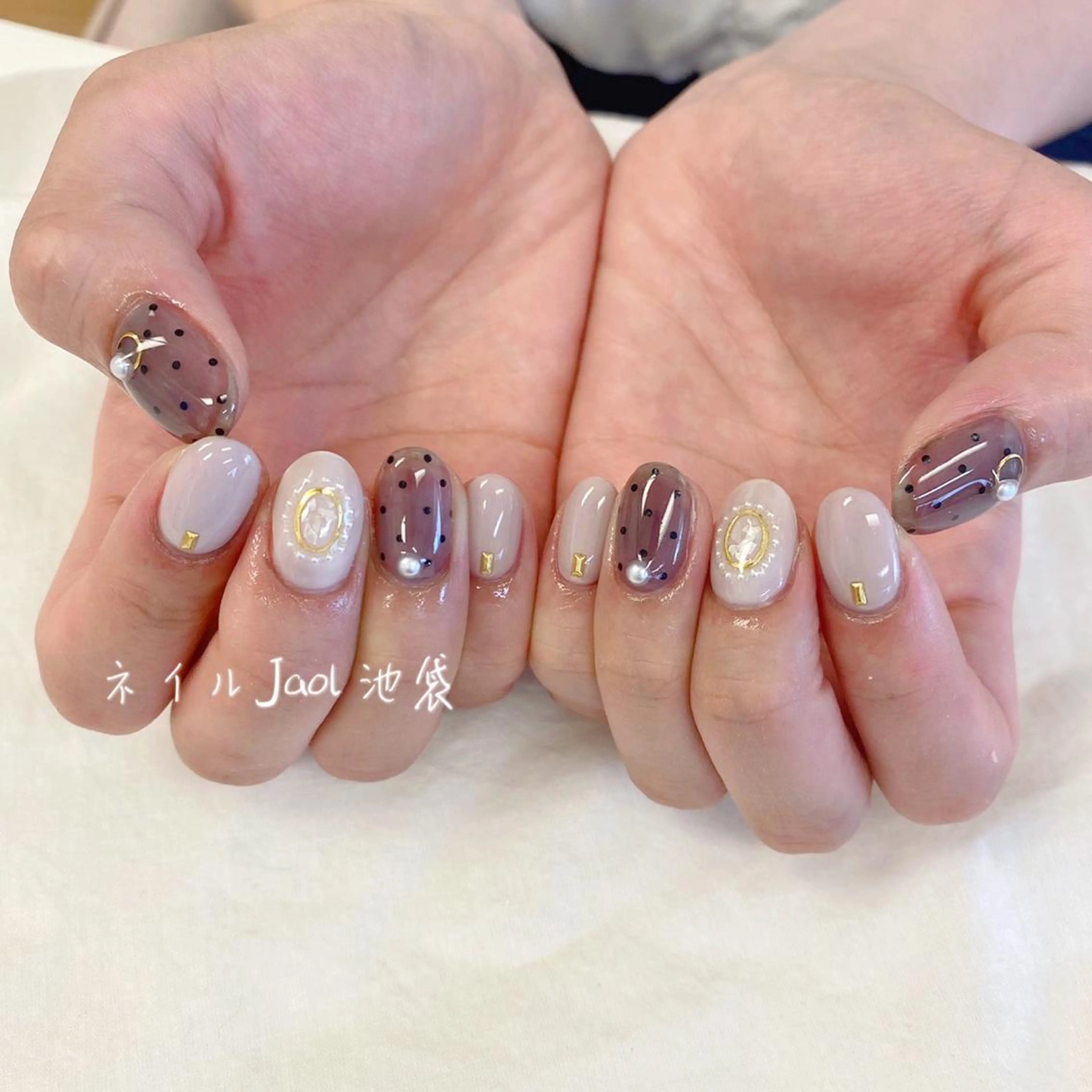 ミディアム ネイルJaol 池袋のネイルデザイン