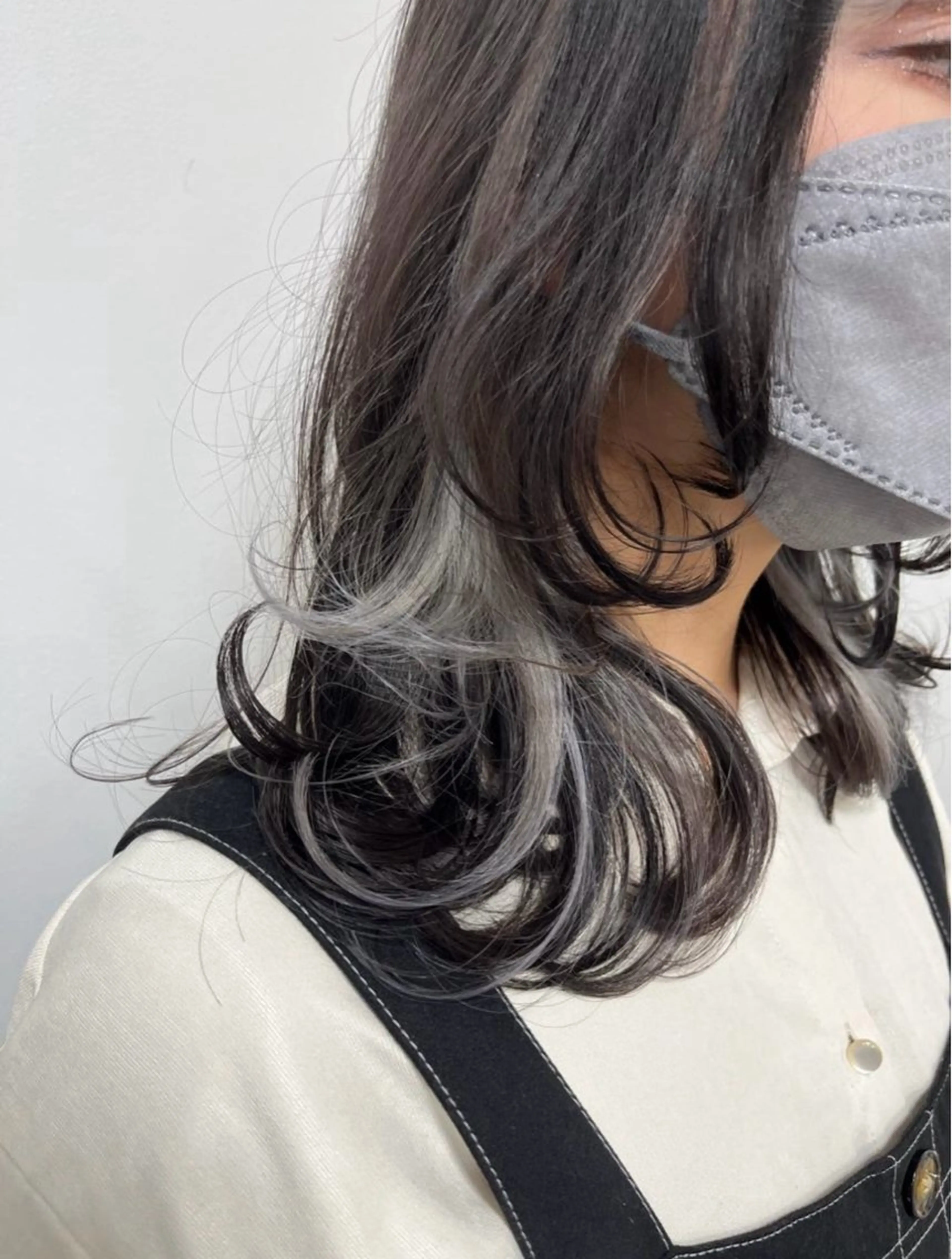 ミディアム カラー スタジオノル パーマ🌀あやなのヘアスタイル