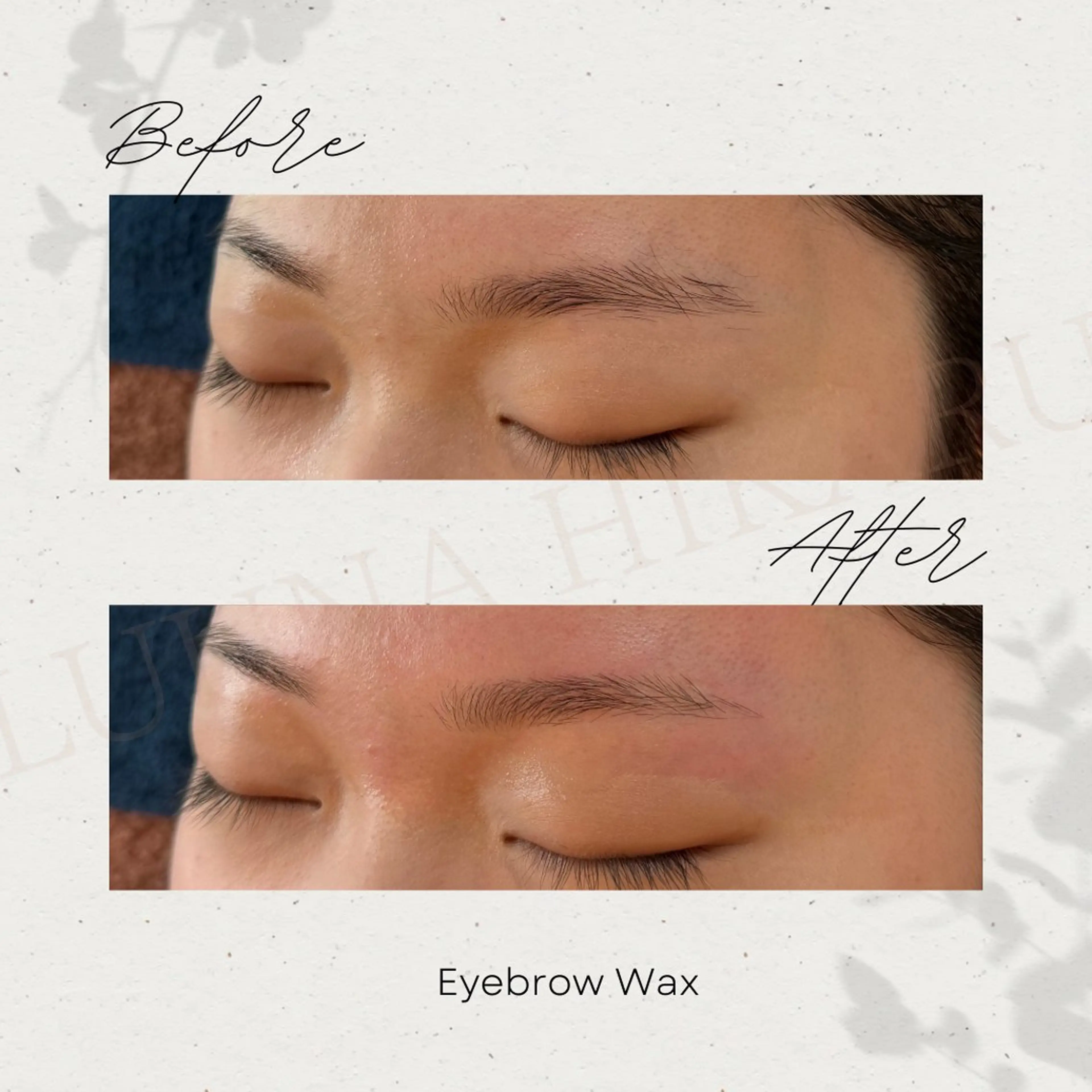 ミニモ限定クーポン✺⋆*アイブロウWAXスタイリング෴෴✨️の写真