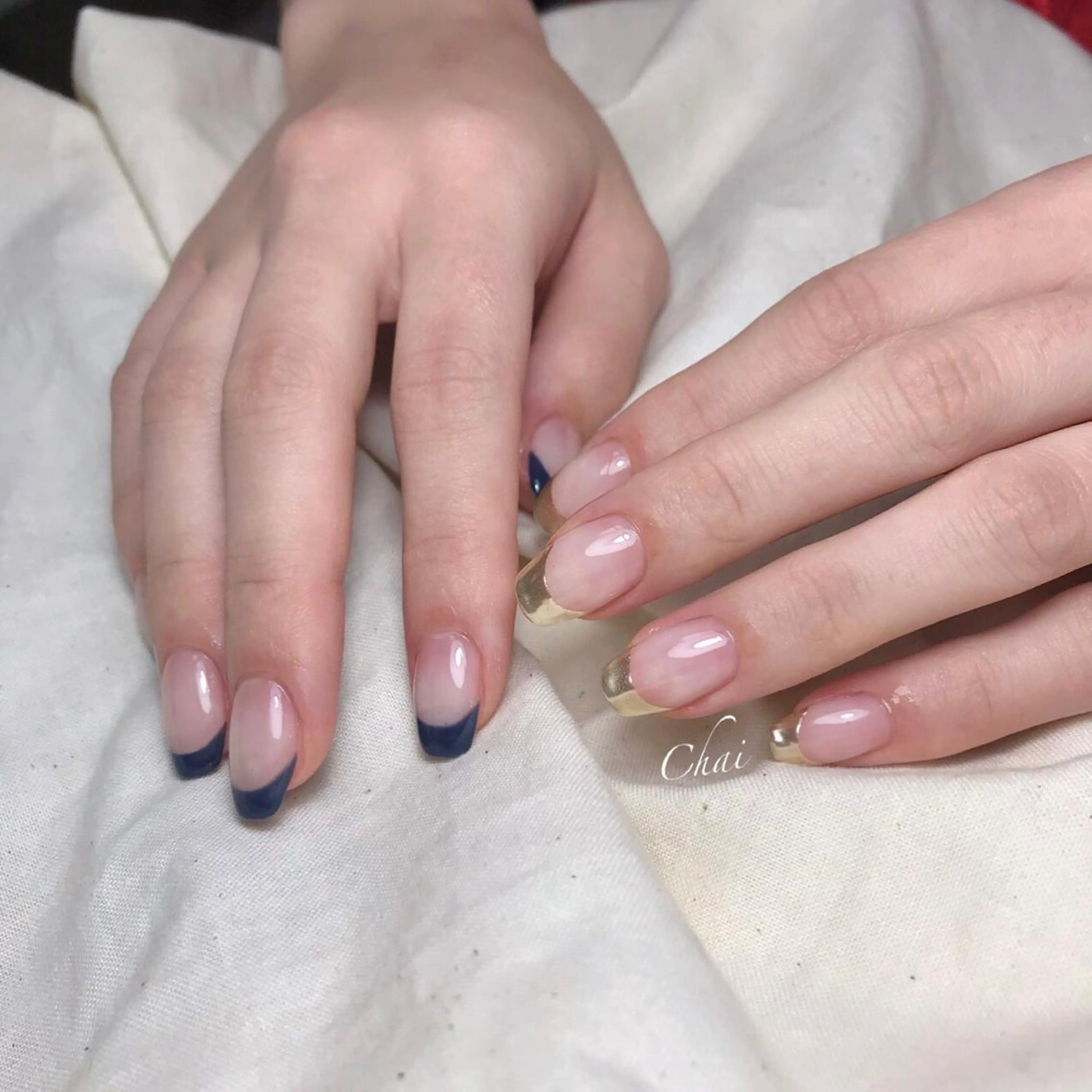 ネイル ミラーネイル ハンドネイル 💅chainail _aiのネイルデザイン