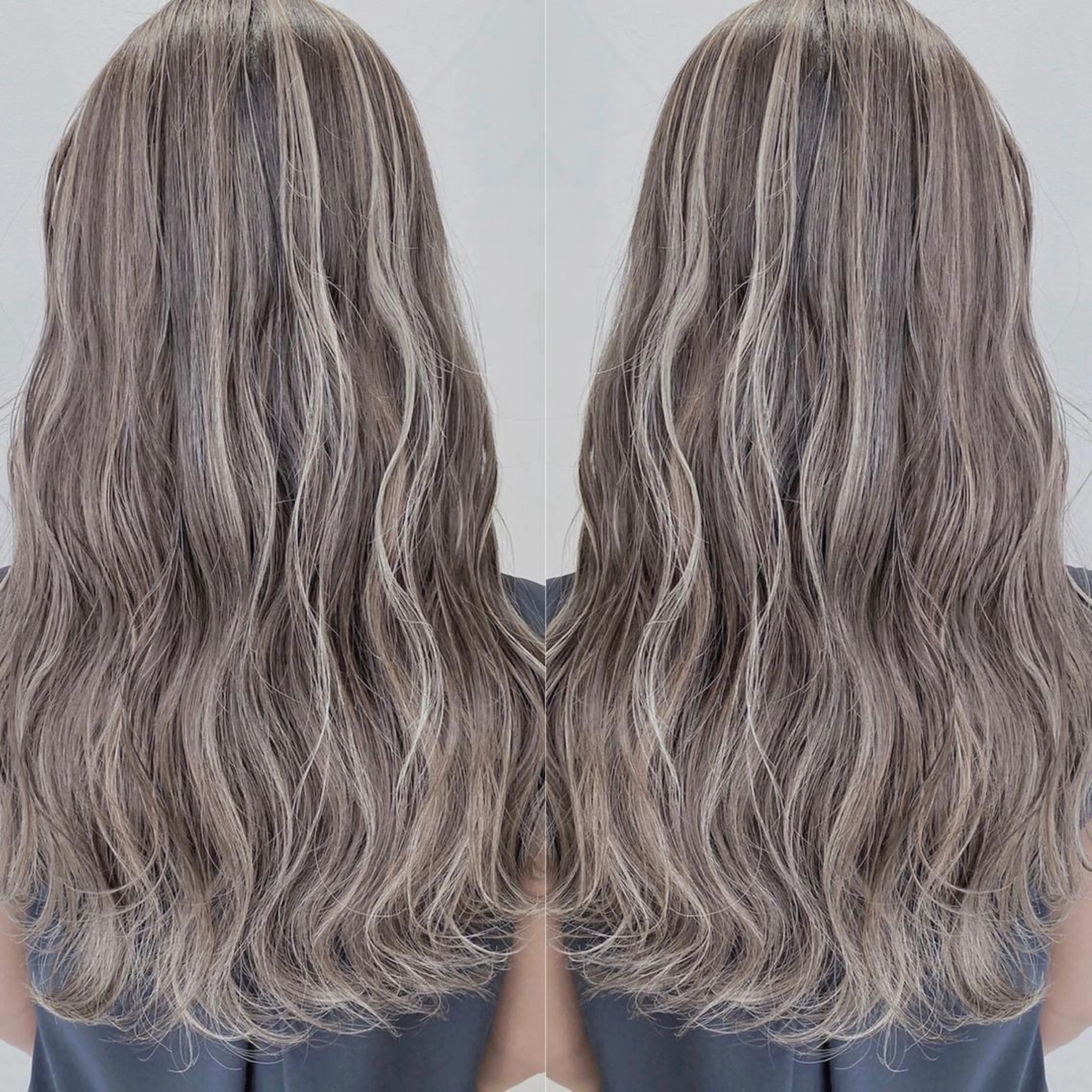 ロング シールエクステ ボブ エクステ ハイライト 髪質改善 シール、 ハネエクステのヘアスタイル