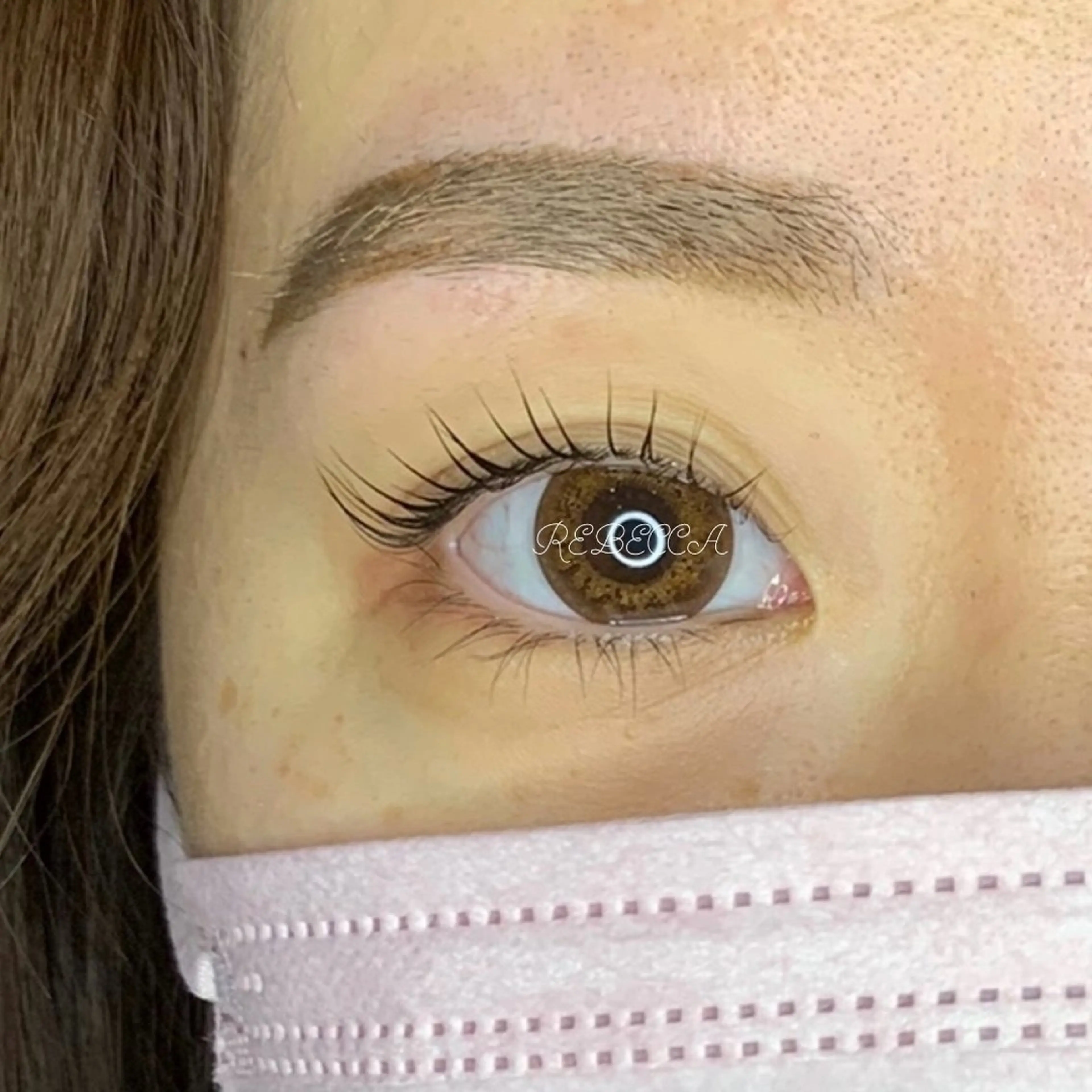 【💖ミニモ限定価格✨️ご新規様💖】大人気パリジェンヌorデザインパーマ＋アイブロウWAXセット⚠️10分前来店必須の写真