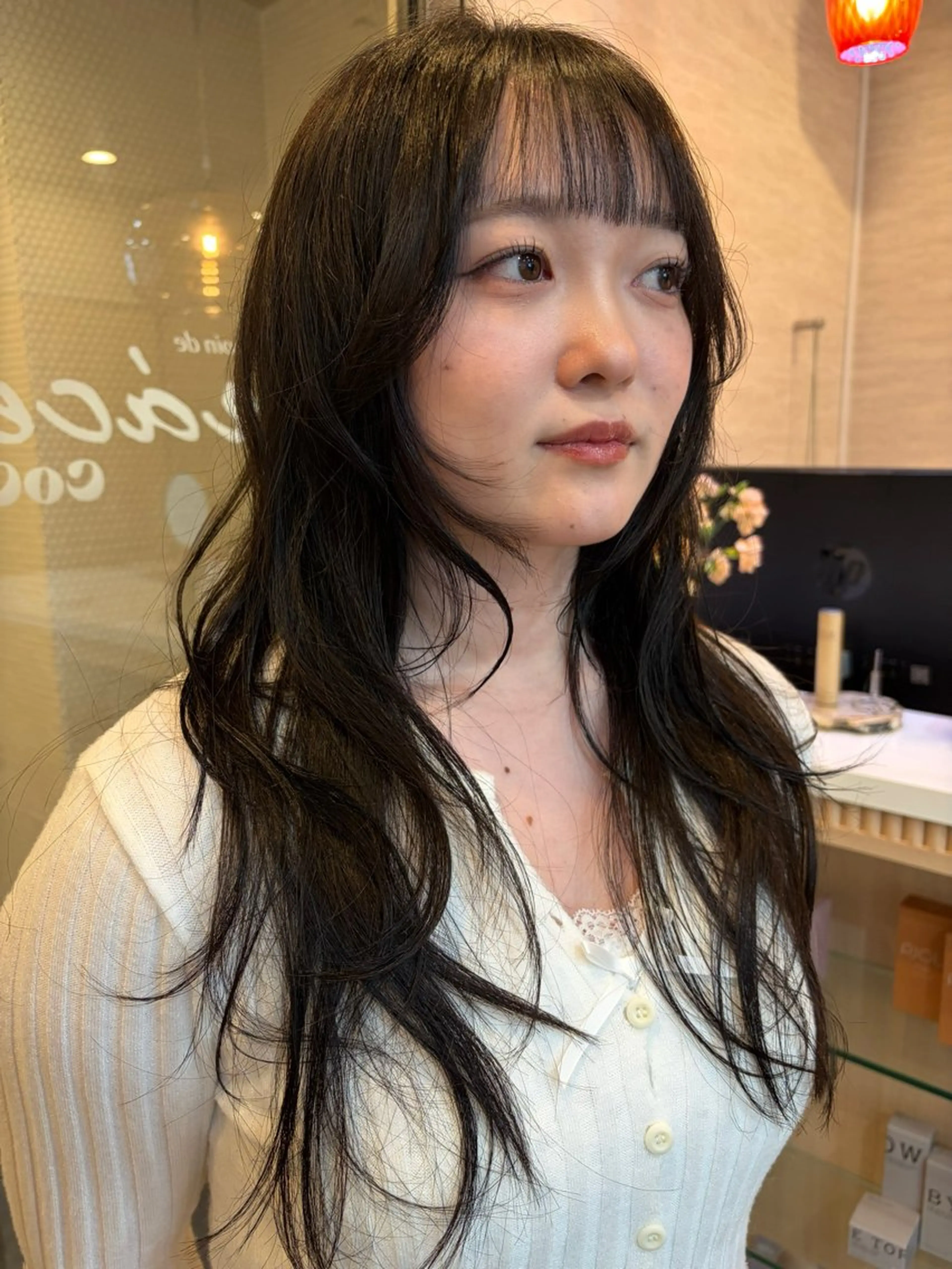 ロング 韓国風ヘア レイヤー/暖色/ 髪質改善/永礼芳果のヘアスタイル