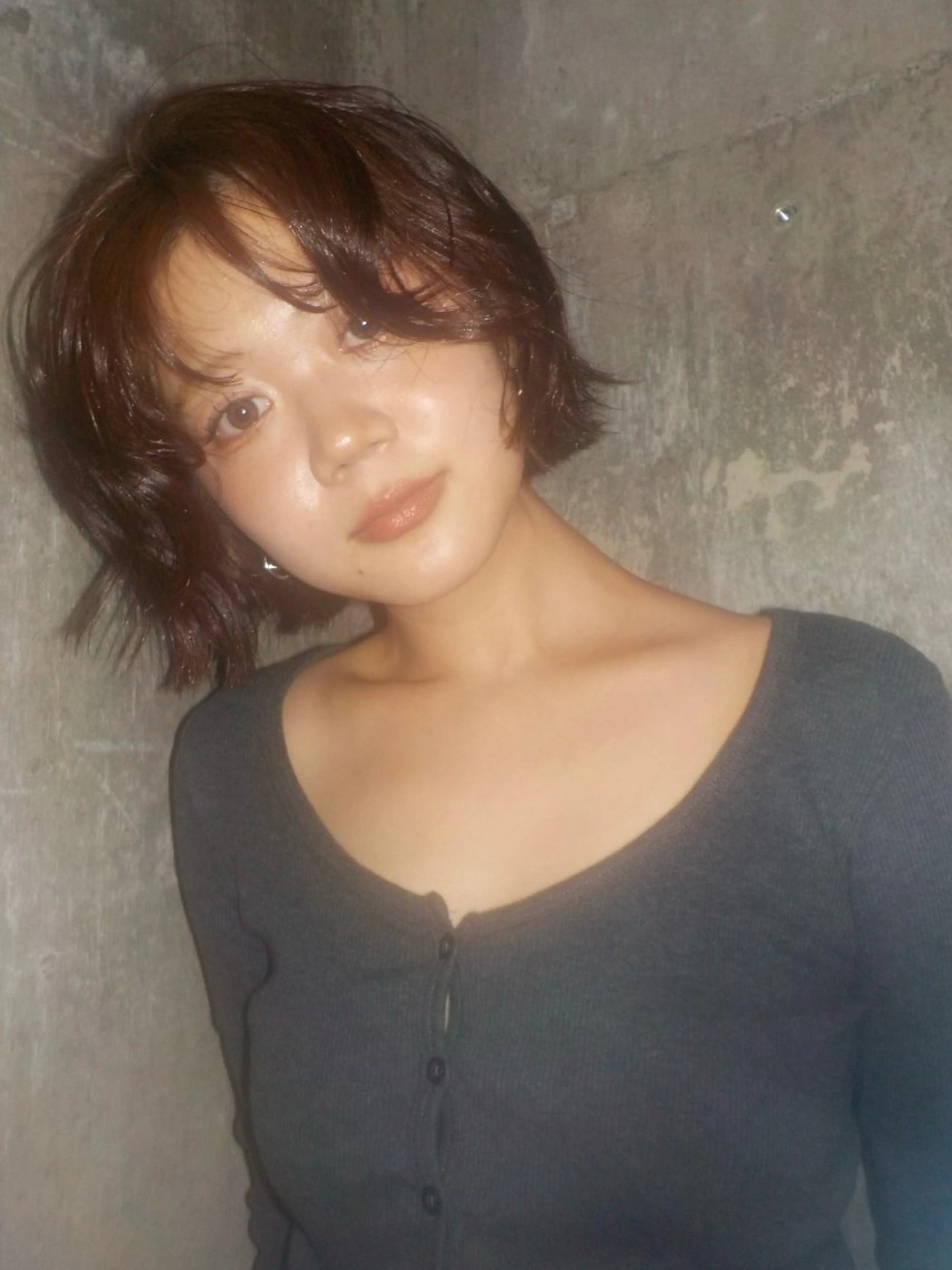 ショート 捺葵 @72tomi__のヘアスタイル