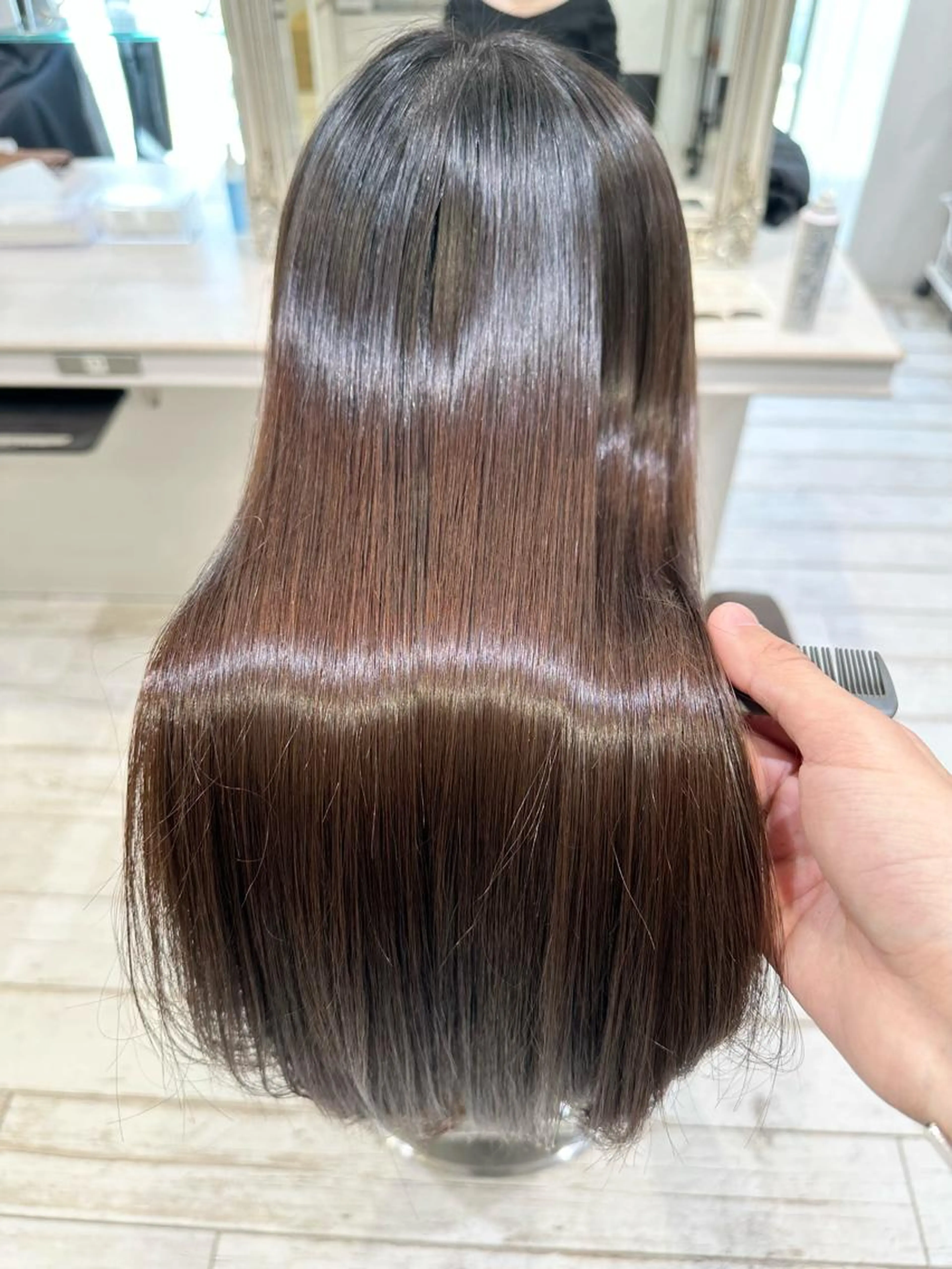 【艶髪縮毛矯正】艶髪縮毛矯正(施術時間目安120分​〜​180分)⚠️最終受付17:00の写真