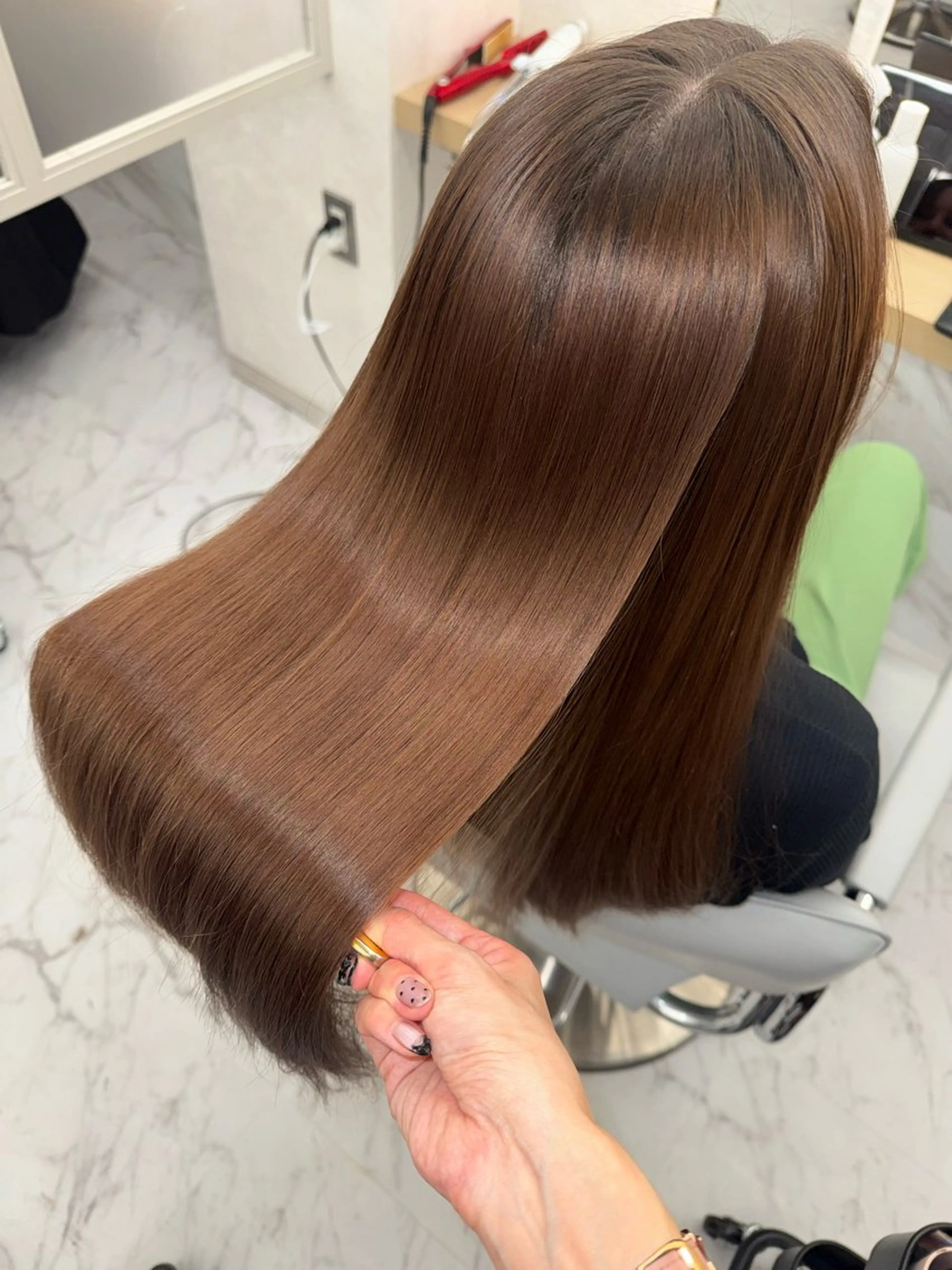 ロング カラー カット ヘアカラー トリートメント 韓国/アイドルヘア 🎀みづきのヘアスタイル
