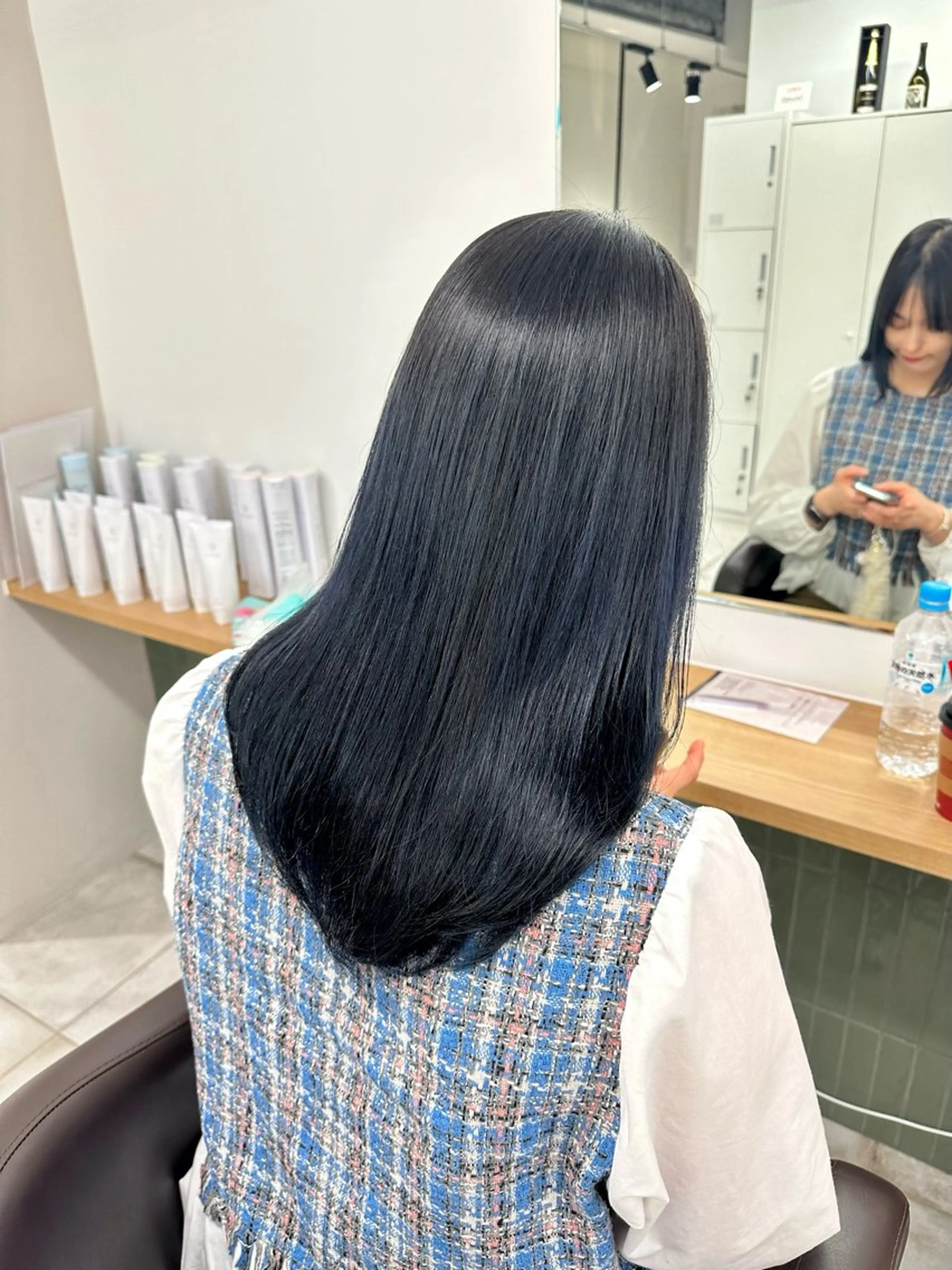 ミディアム カラー カット ヘアカラー トリートメント ブリーチなし/レイヤ ー特化🌈Tommyのヘアスタイル