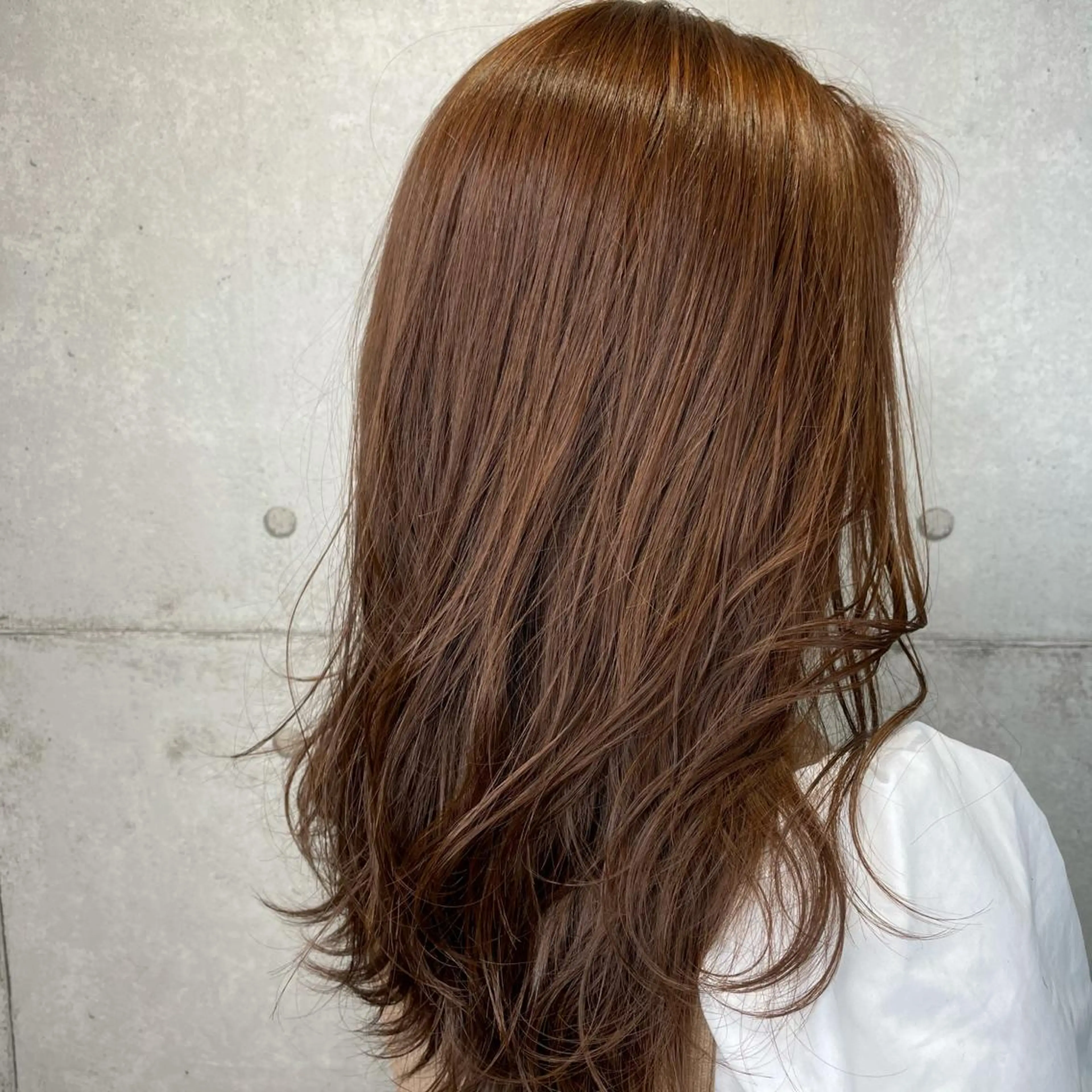 セミロング カラー カット ヘアカラー トリートメント newi 池袋のヘアスタイル