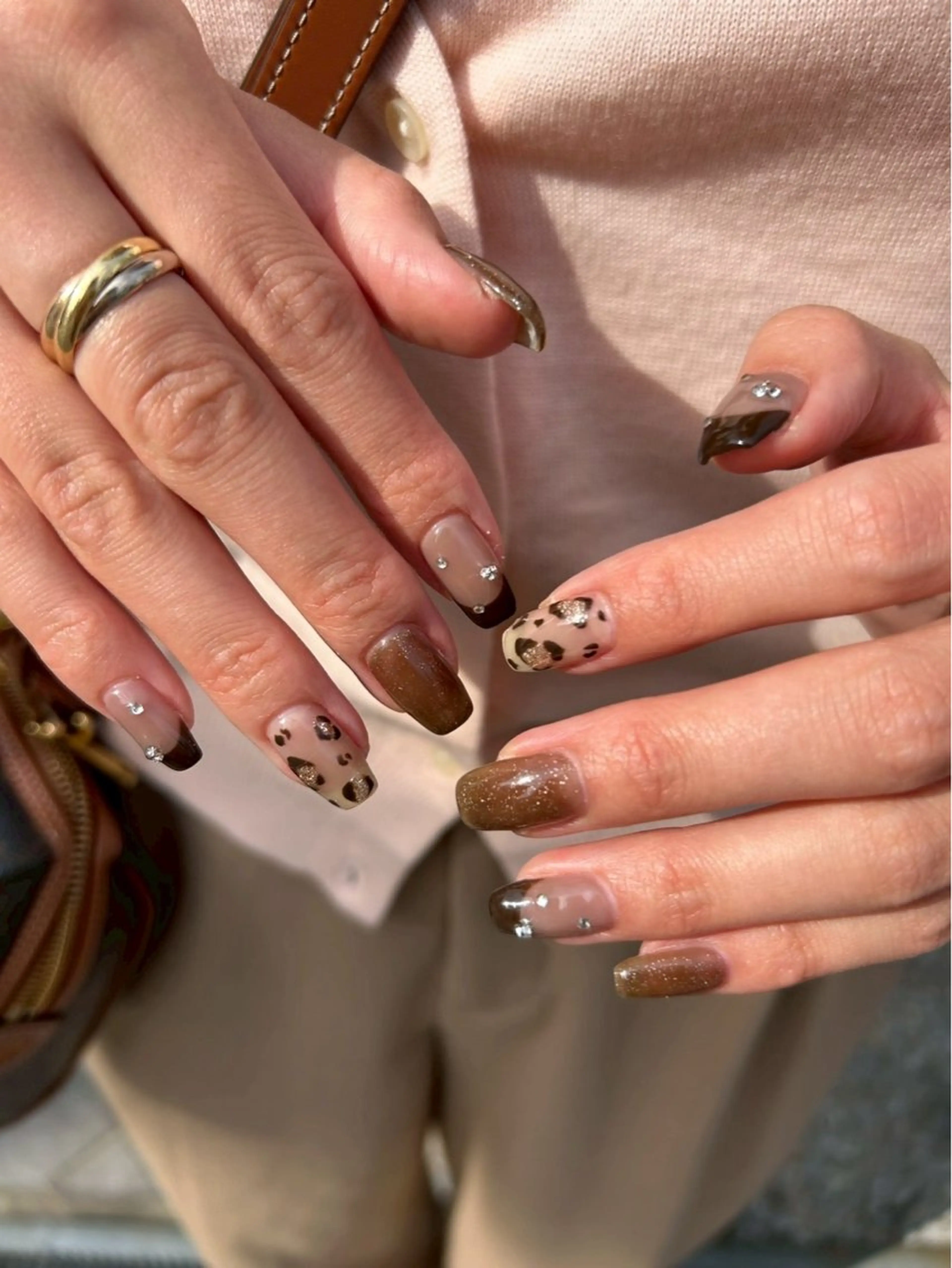 セミロング ハンドネイル Nbibi nail salonのネイルデザイン