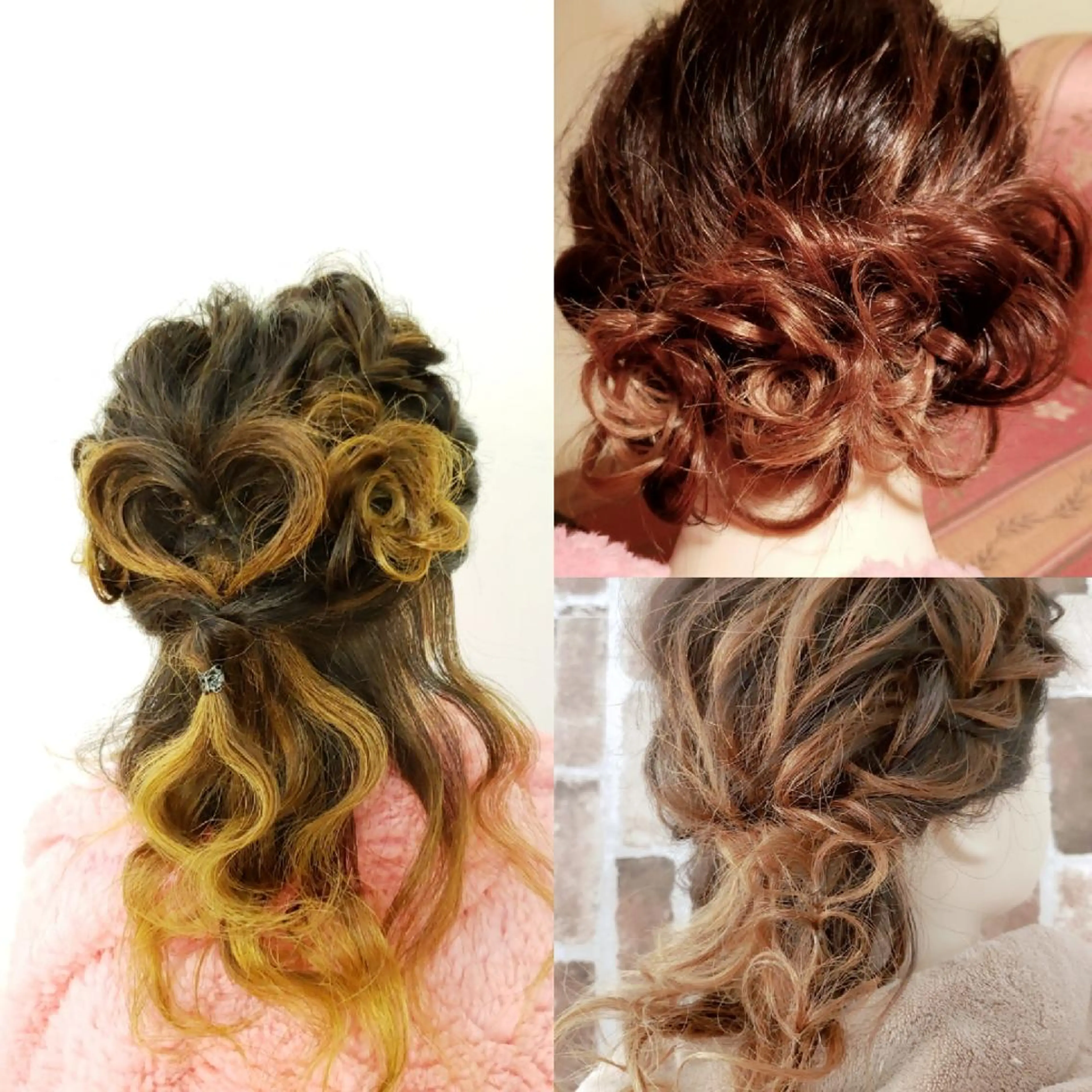 特別な✨お出かけ前のヘアアレンジ🍒🍒の写真
