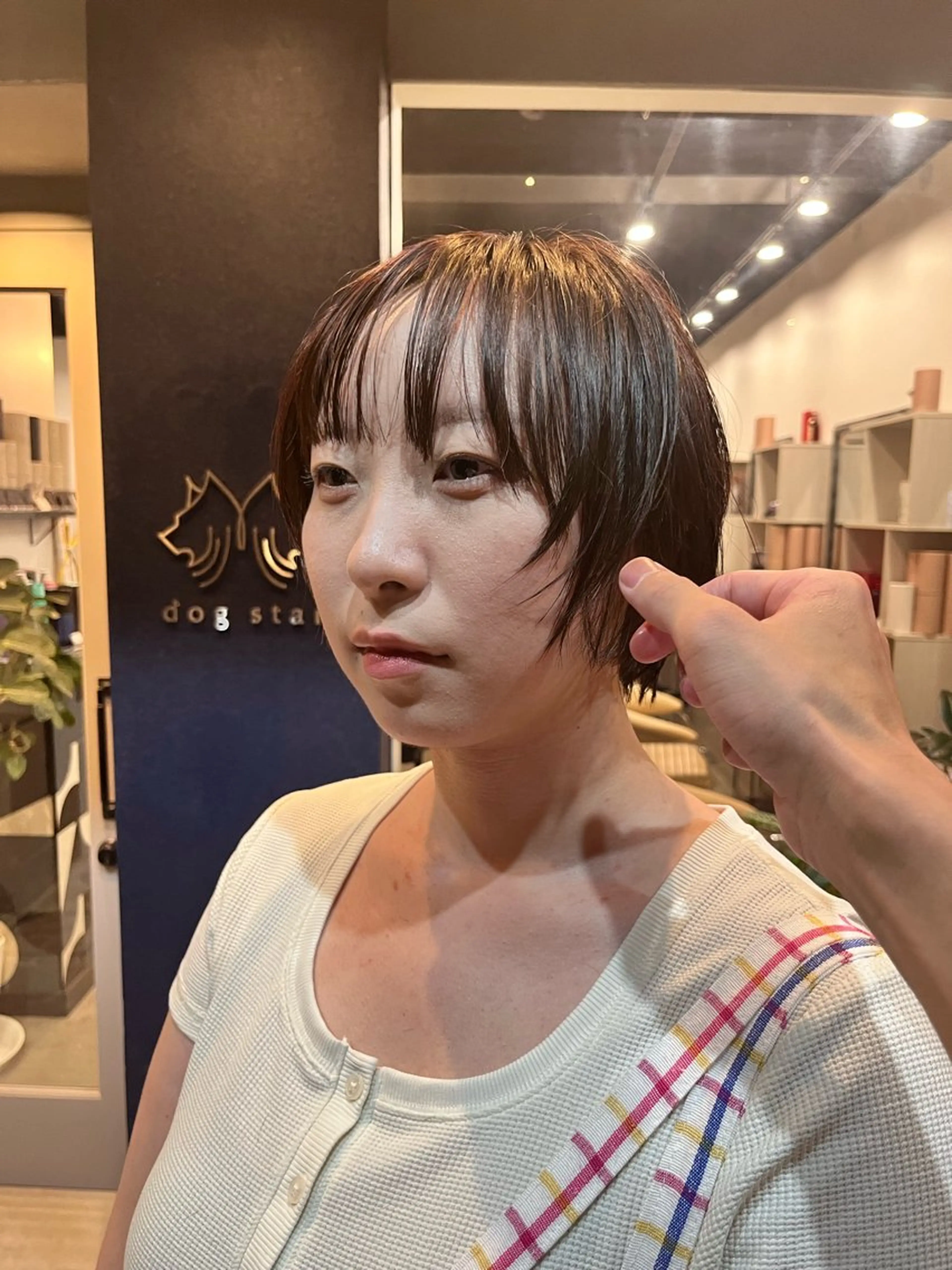 ショート ショートレイヤー レイヤーカット ショートヘア カット dogstar小林諒 パーマ/レイヤーのヘアスタイル