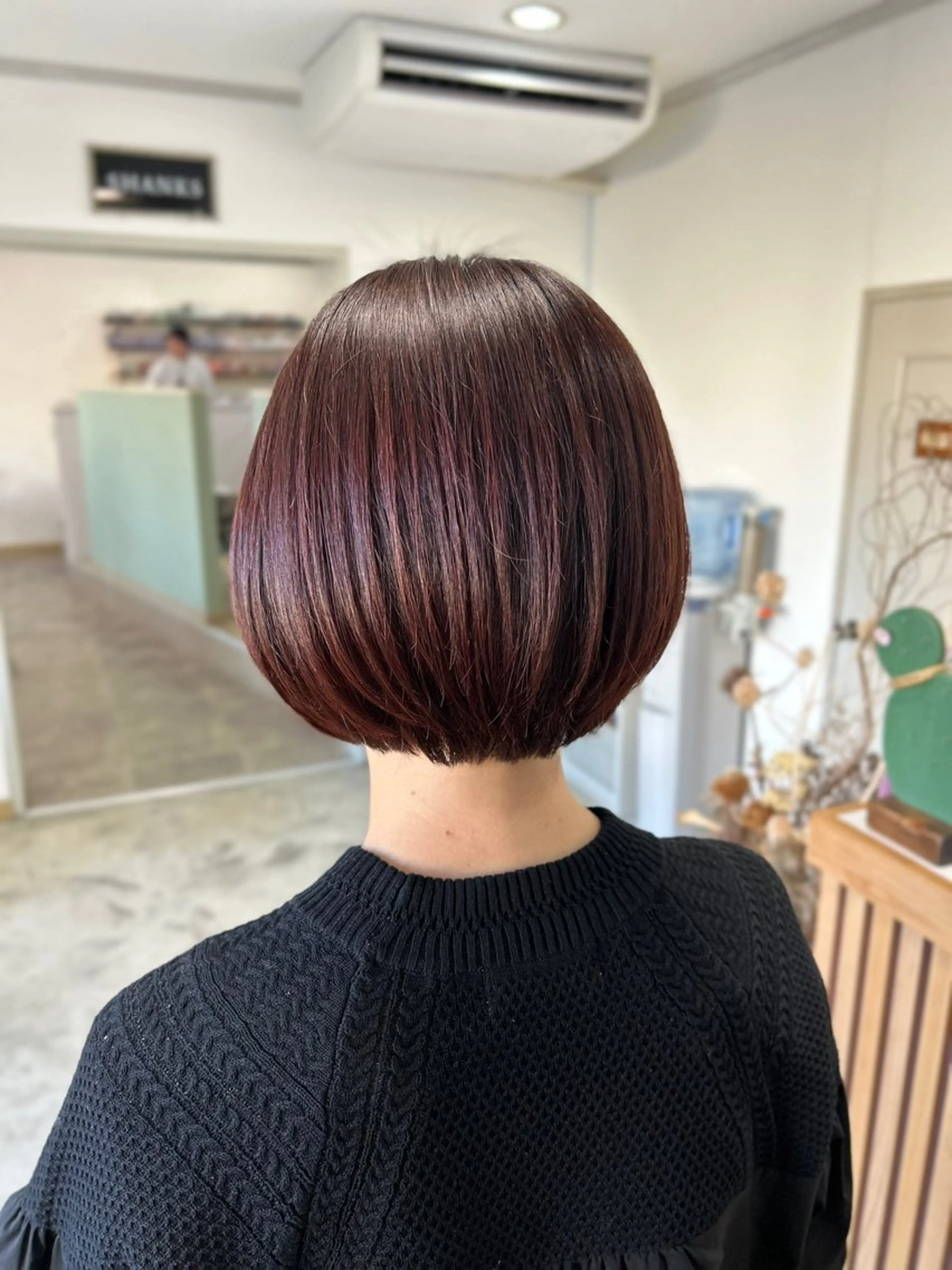 カラー ブラウンカラー ピンクカラー SHANKS HAIRのヘアスタイル