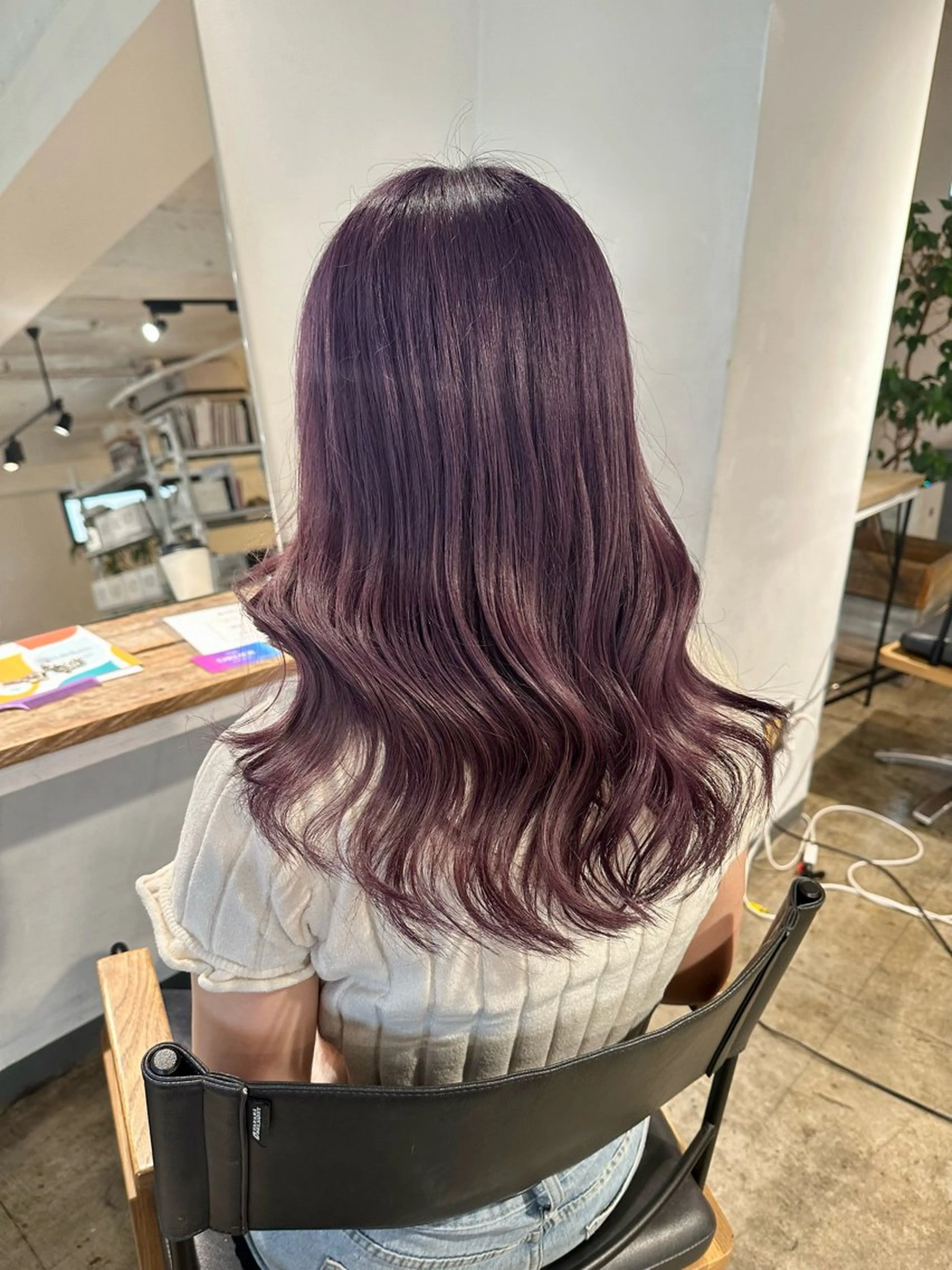 ミディアム カラー ヘアカラー トリートメント ヘアセット ✨艶ブリーチカラー ✨四ノ宮裕己のヘアスタイル