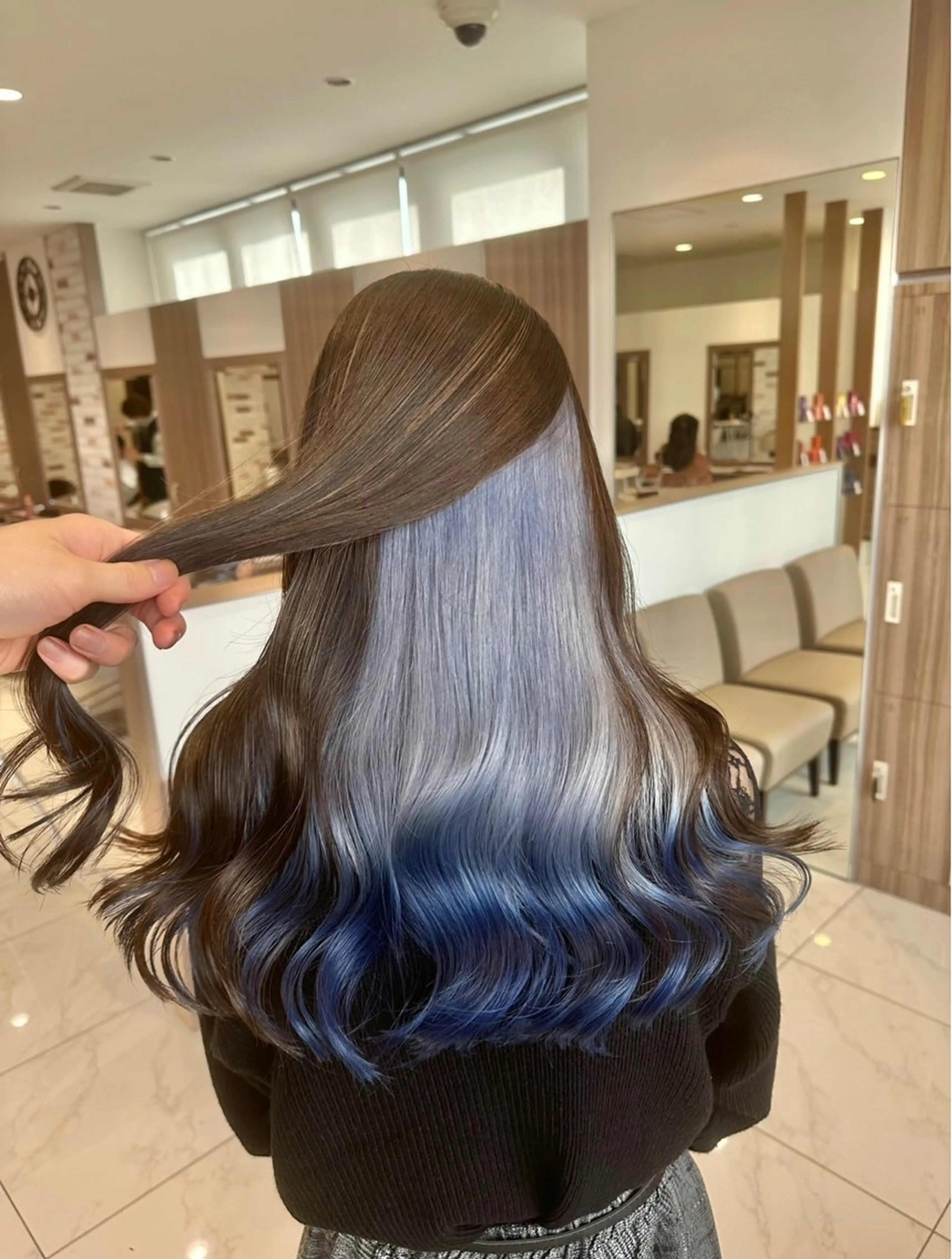 ロング カラー 【ケアブリーチ特化】 中村　玲仁のヘアスタイル