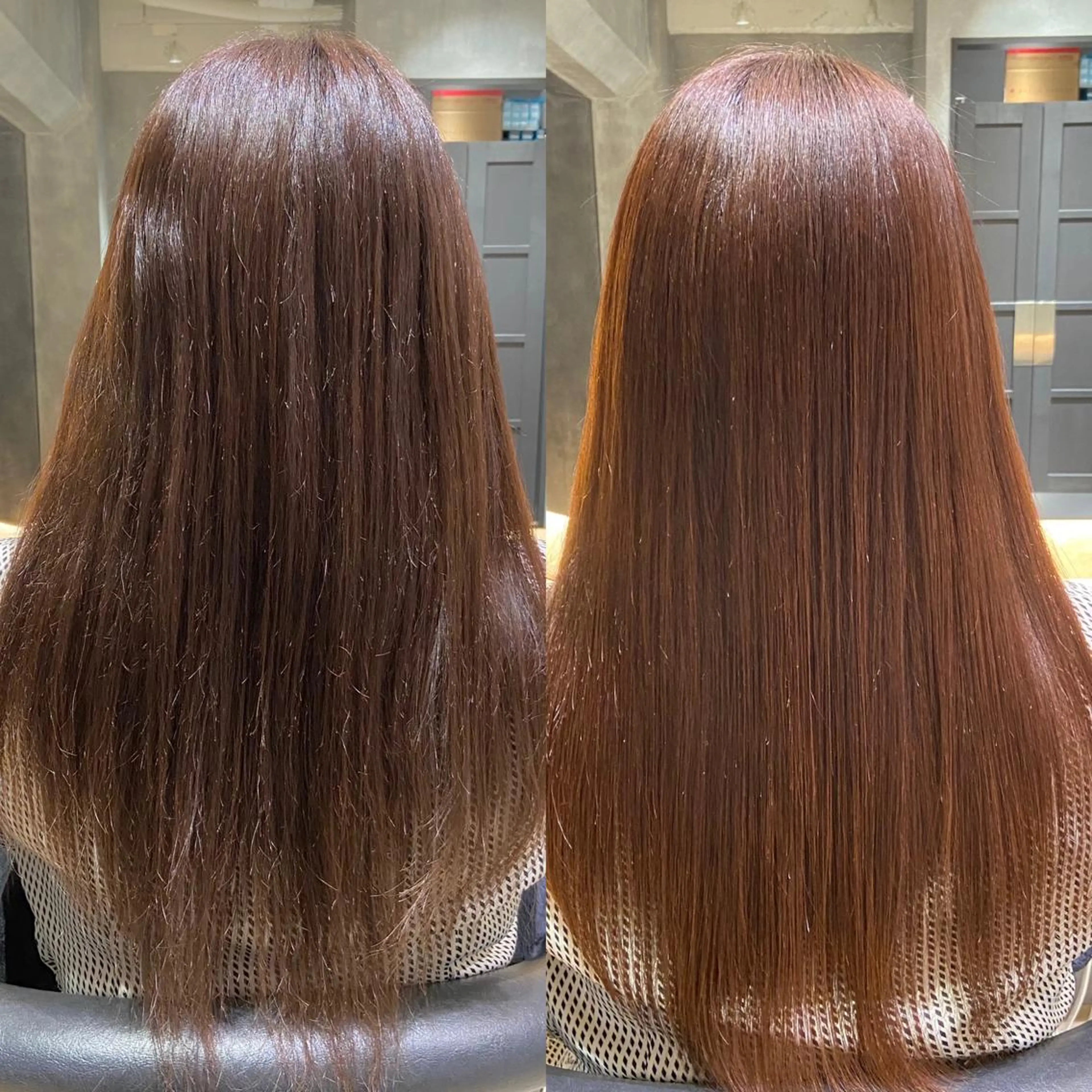 ロング カラー 髪質改善 韓国風ヘア トリートメント ツバサ 髪質改善のヘアスタイル