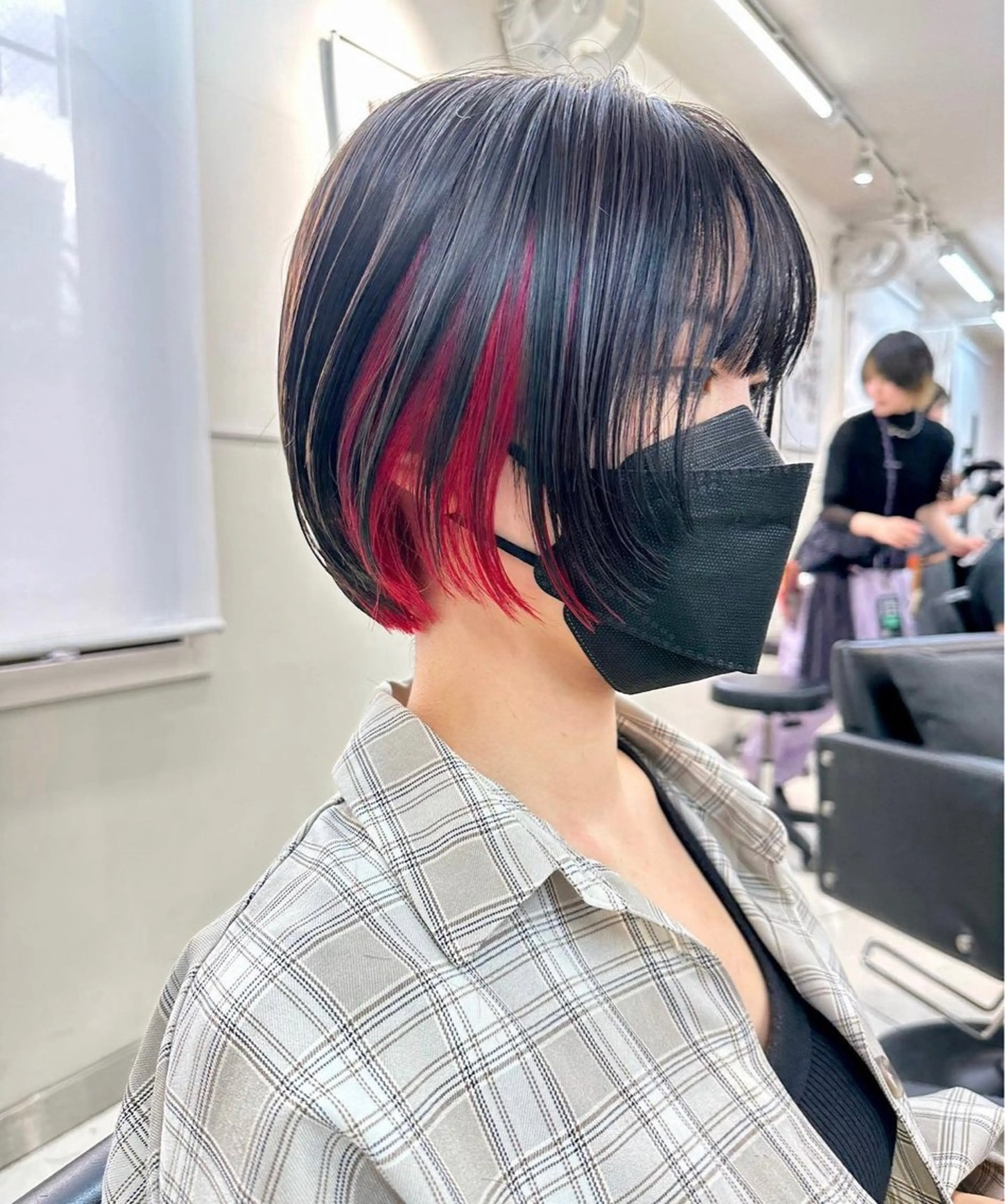 ショート くびれボブレイヤー 渋谷/kougaのヘアスタイル