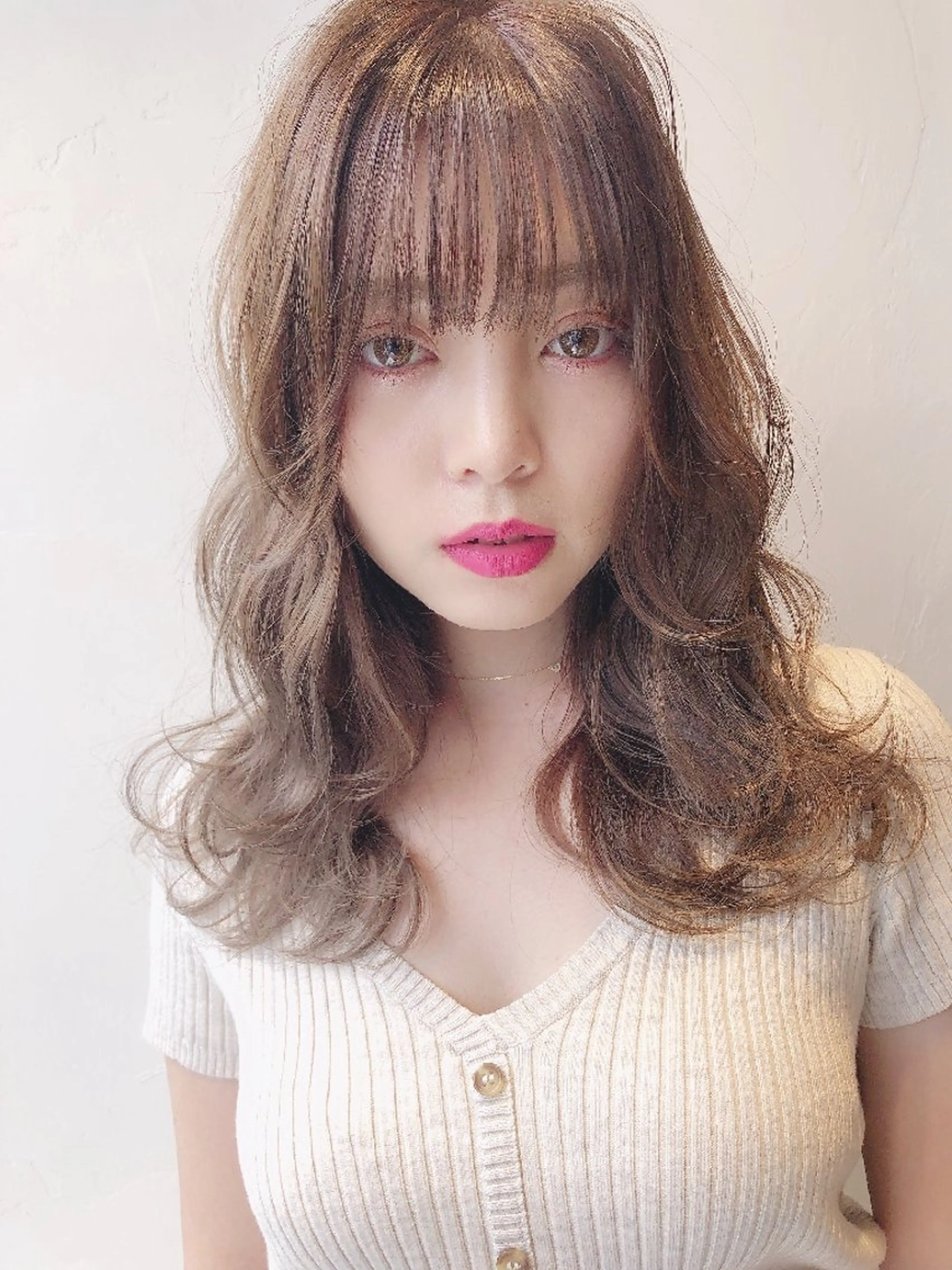 セミロング Hair make genie所属・シノヅカ ケンゾーのヘアスタイル