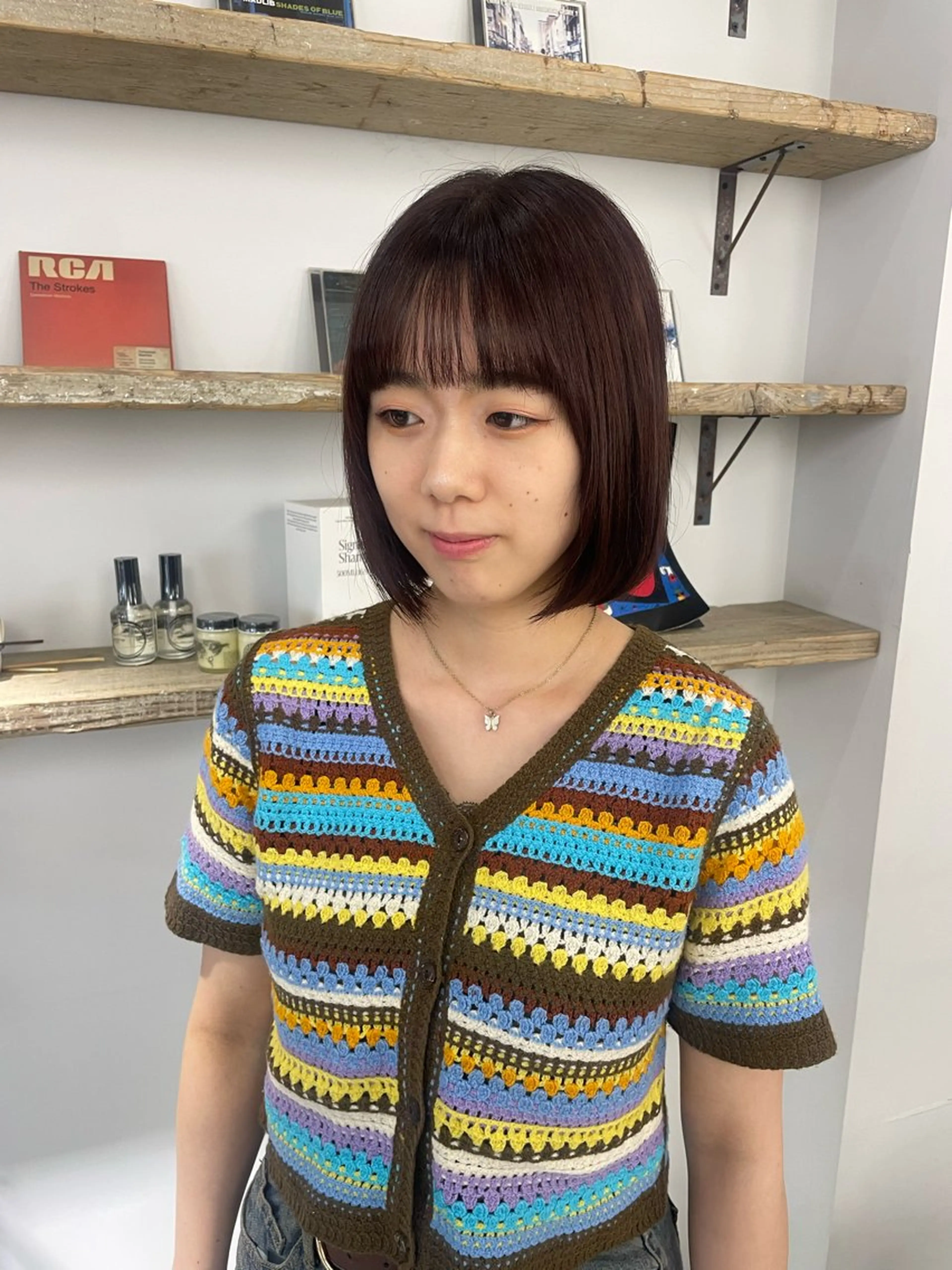 ショート ボブ 伸ばしかけ 本間 かえでのヘアスタイル