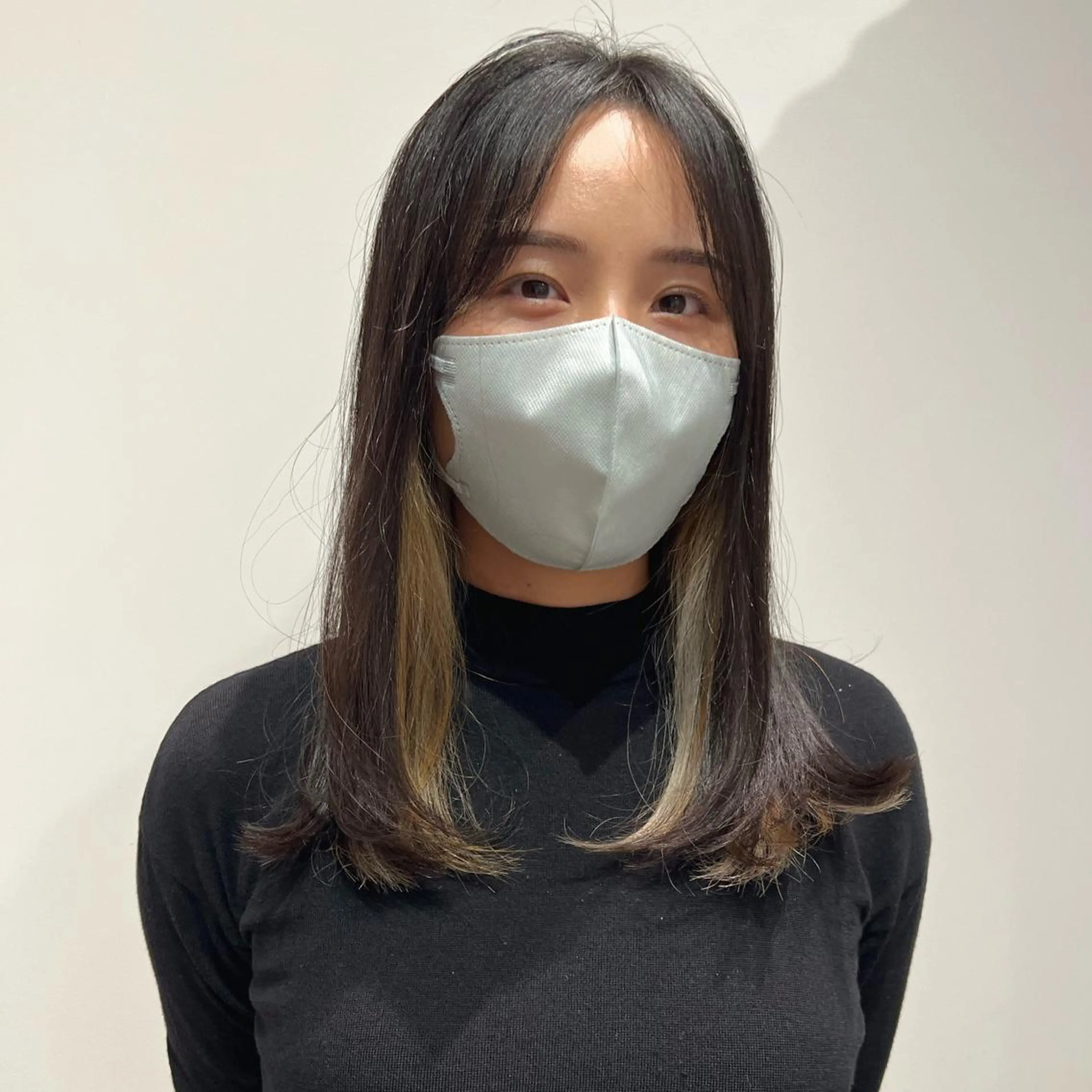 ミディアム カラー era shioriのヘアスタイル
