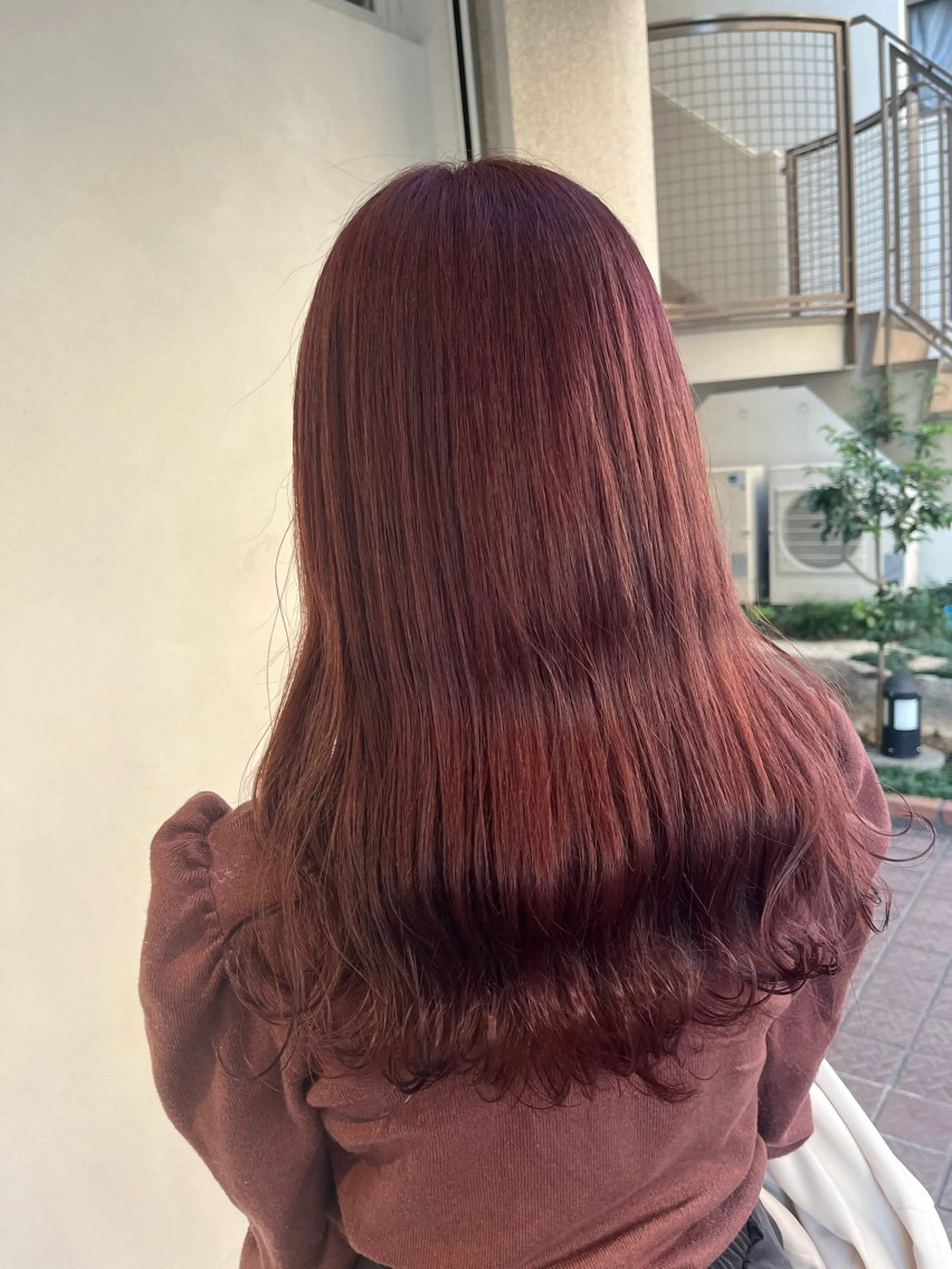 ロング カラー ブリーチ ブリーチなしカラー ヘアカラー トリートメント 艶髪ブリーチ/レイヤ ー/竹本幸希のヘアスタイル