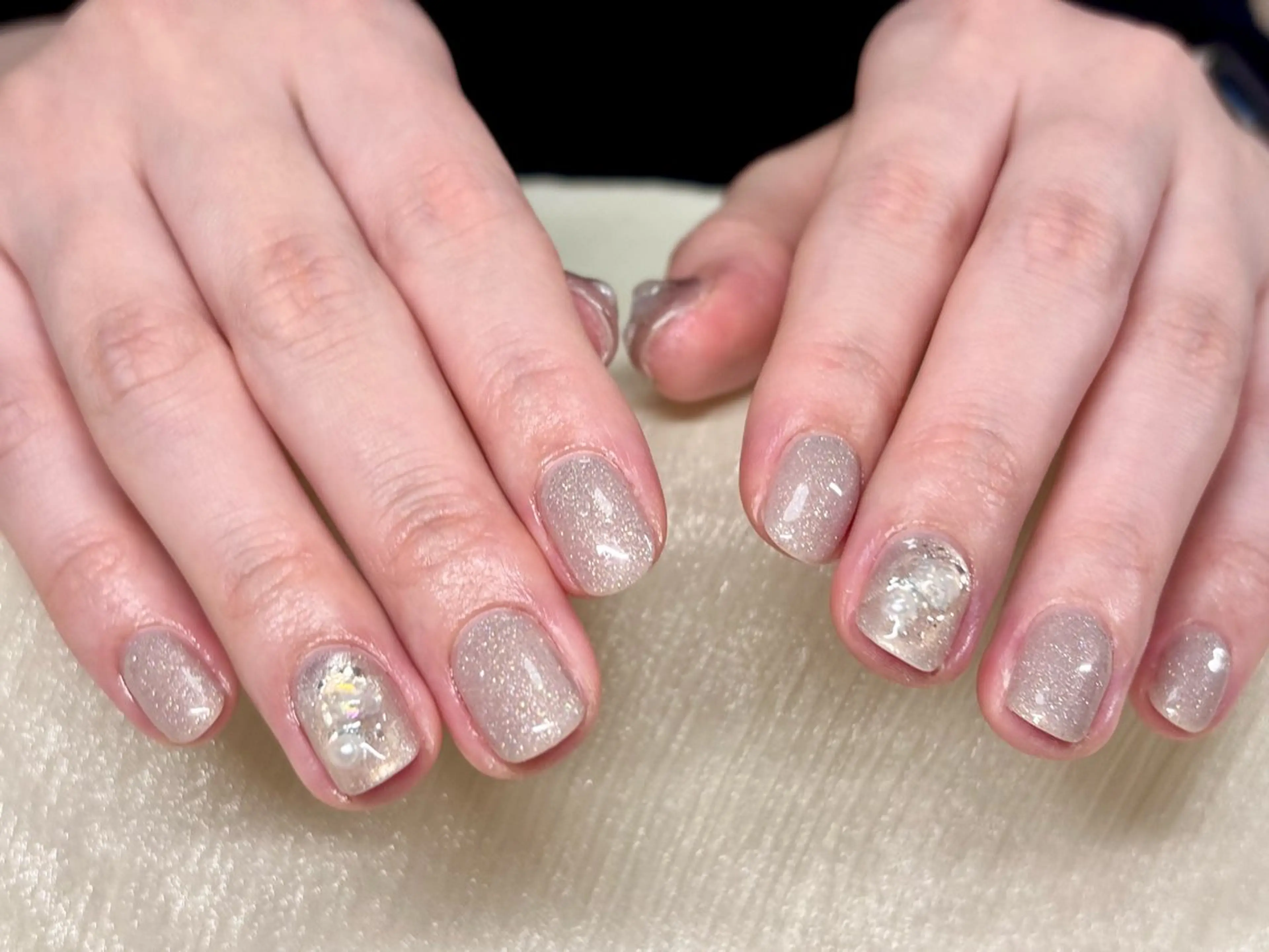 ネイル ニュアンスネイル シンプルネイル 春ネイル ETE LUNA NAILのネイルデザイン