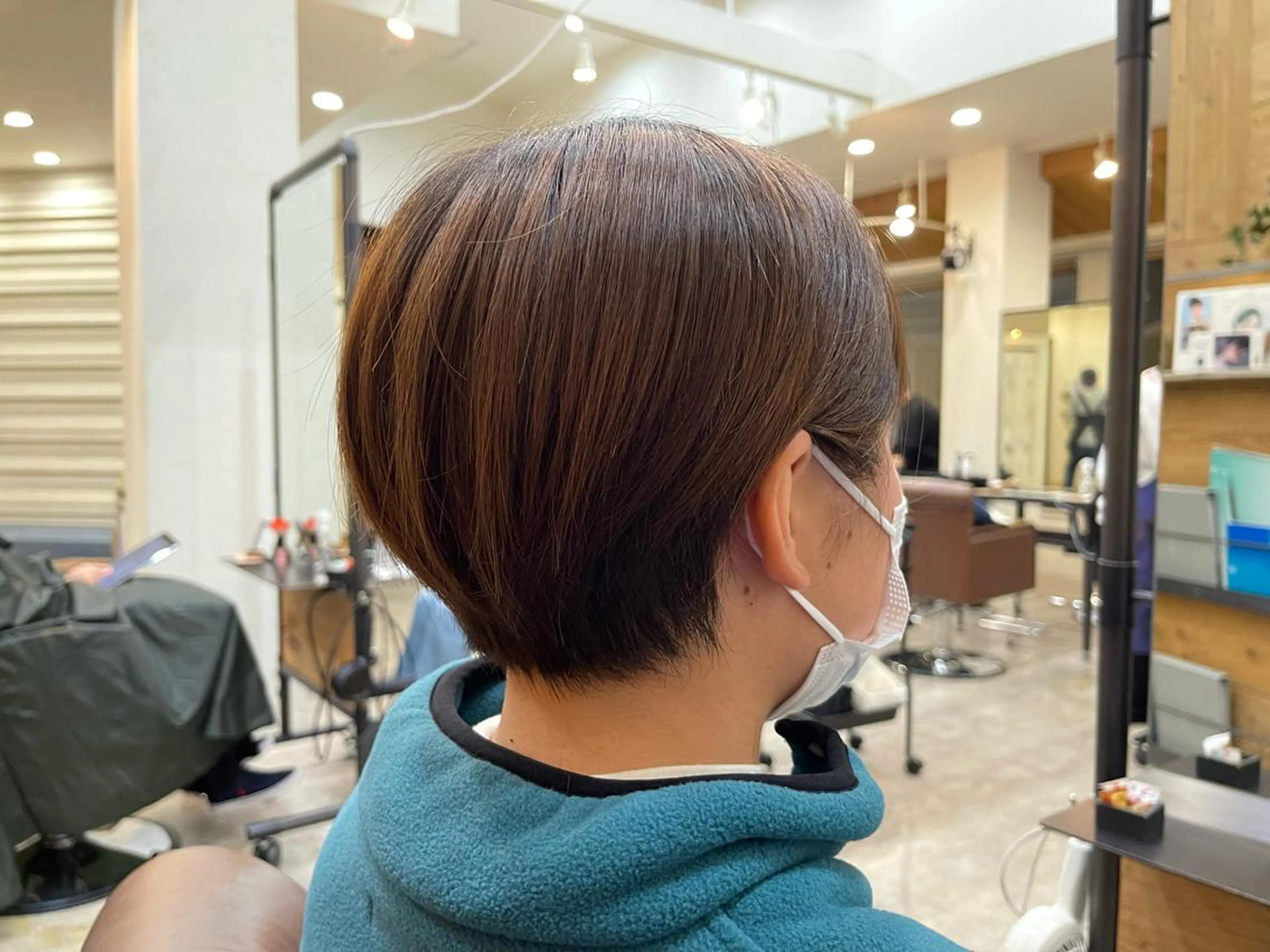 ショート カット くせ毛カット終着点 カワサキトオル溝の口のヘアスタイル