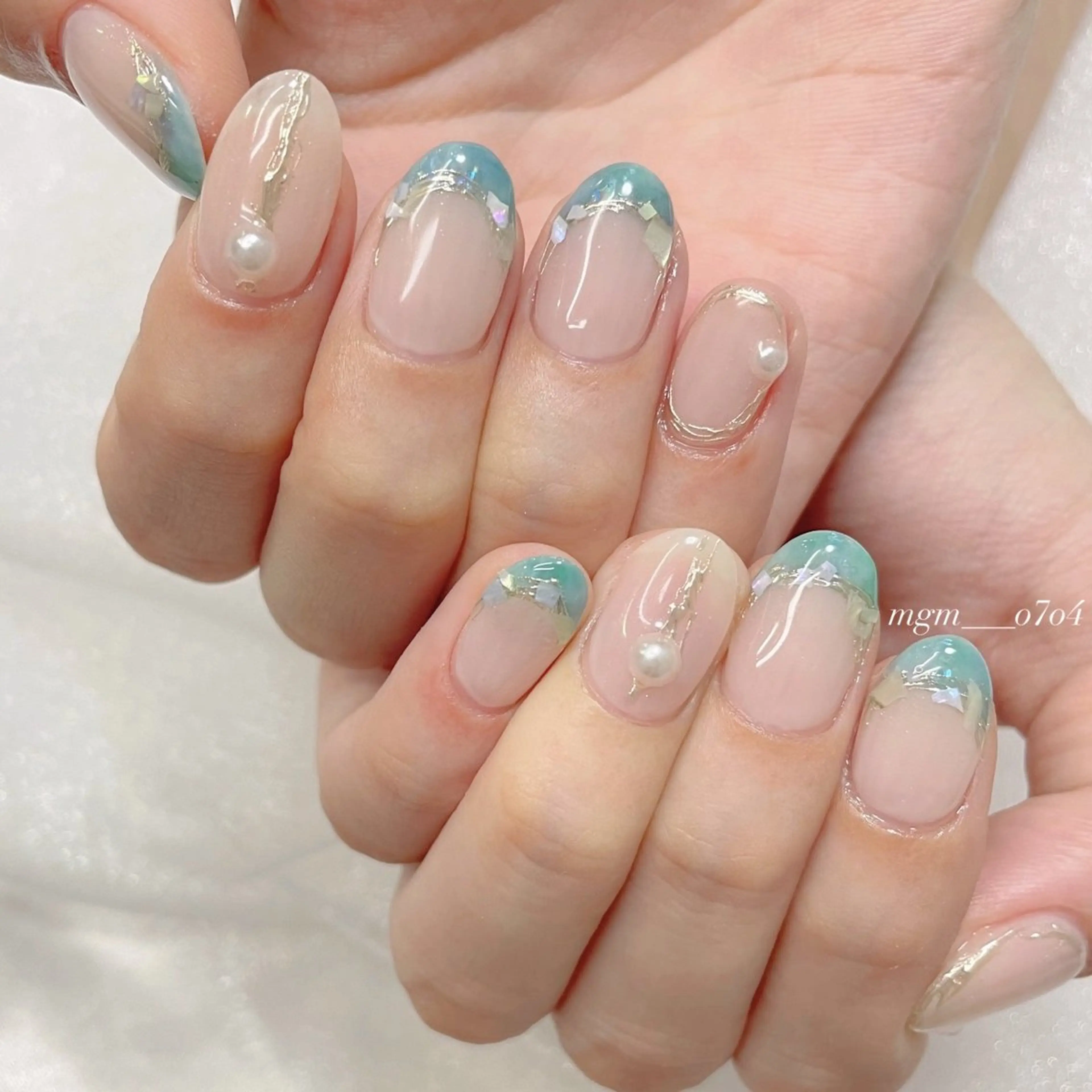 ネイル ハンドネイル ハンドケア MoON...❤︎ MeGuのネイルデザイン