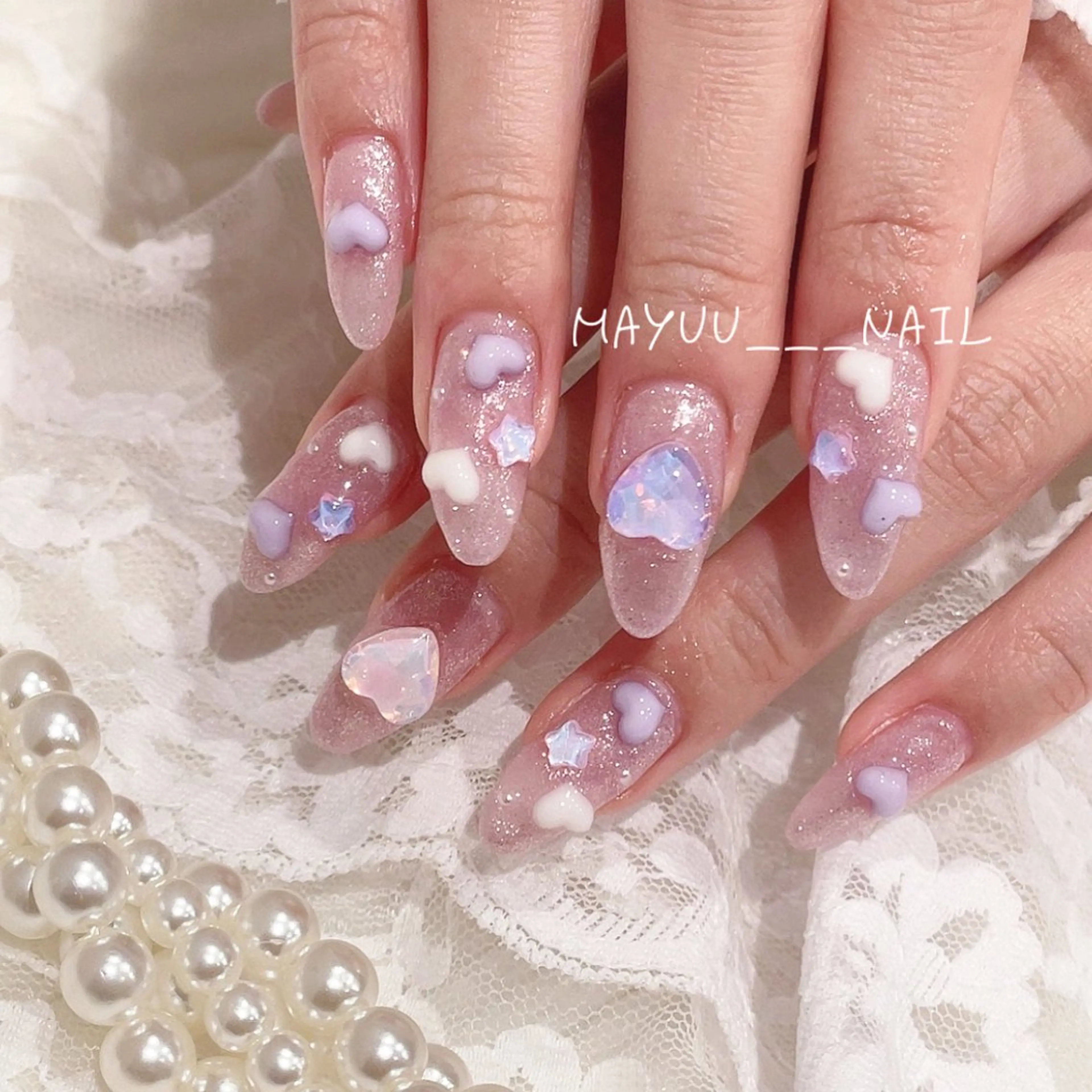 ネイル 🎀 Mayu 🎀痛ネイルのネイルデザイン