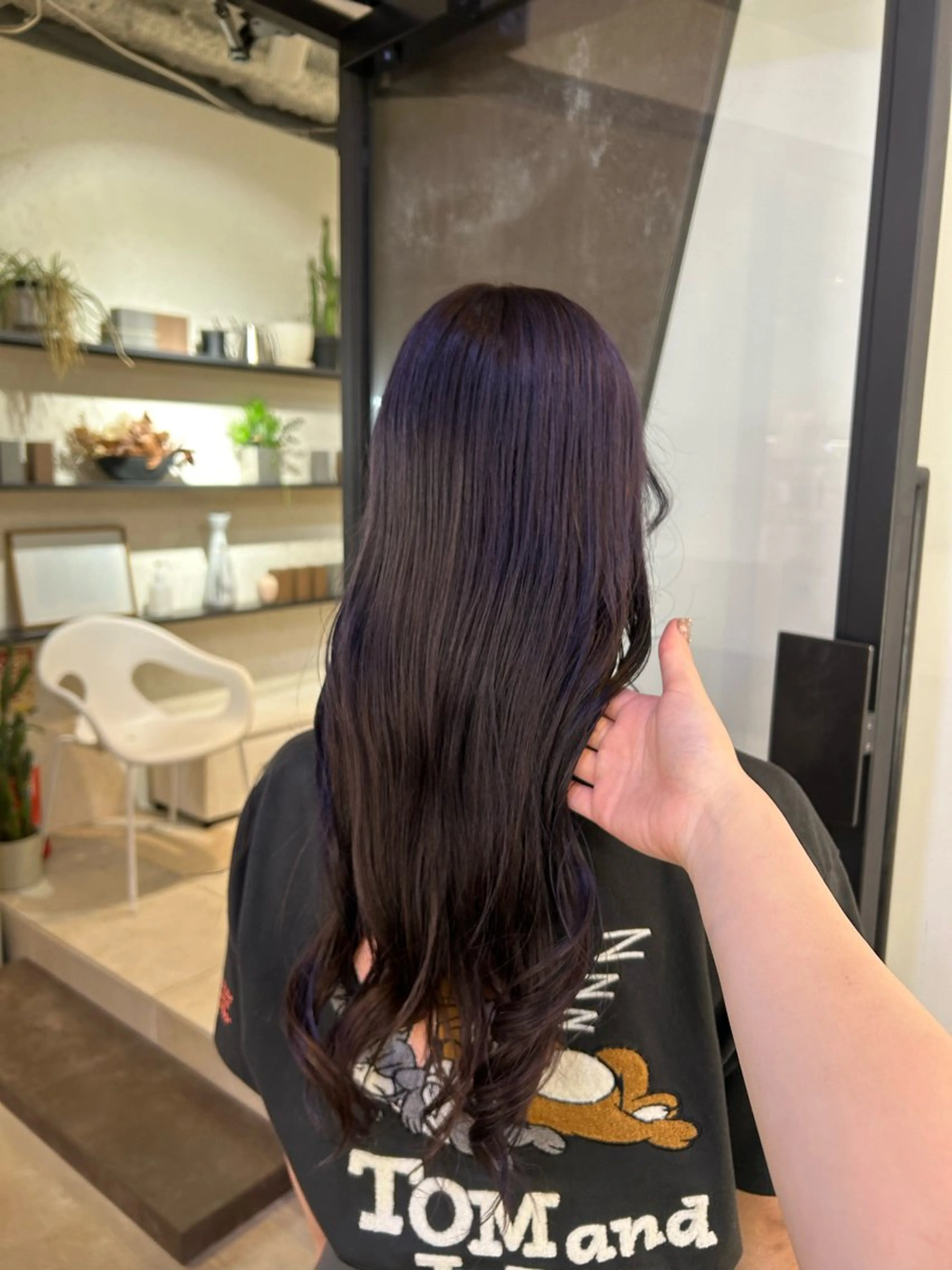 ロング カラー ダブルカラー ラベンダーカラー にかいどうさよ /札幌美容師のヘアスタイル