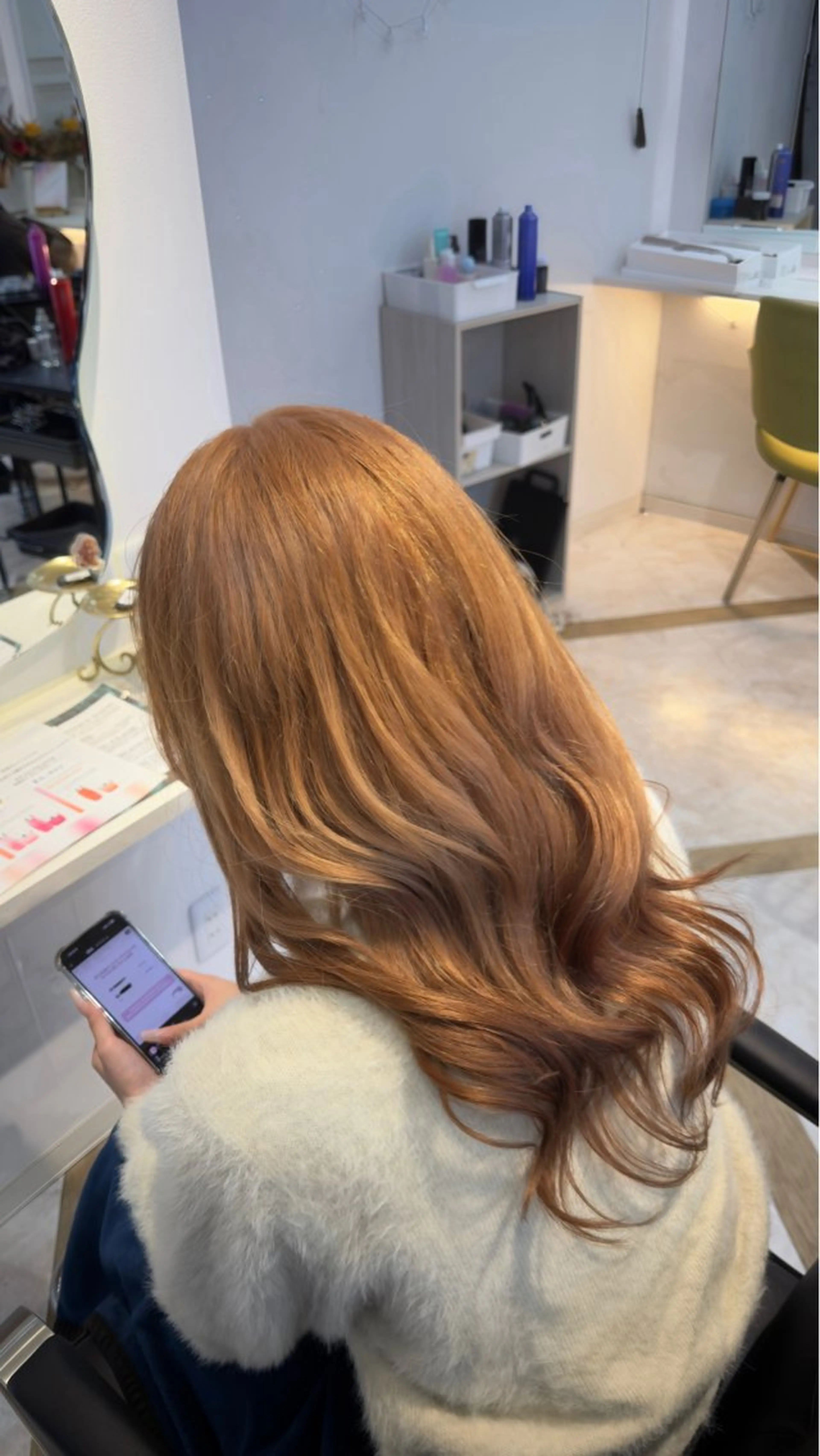 ロング カラー ヘアカラー トリートメント せいと/レイヤー/ ハイトーン/艶髪のヘアスタイル