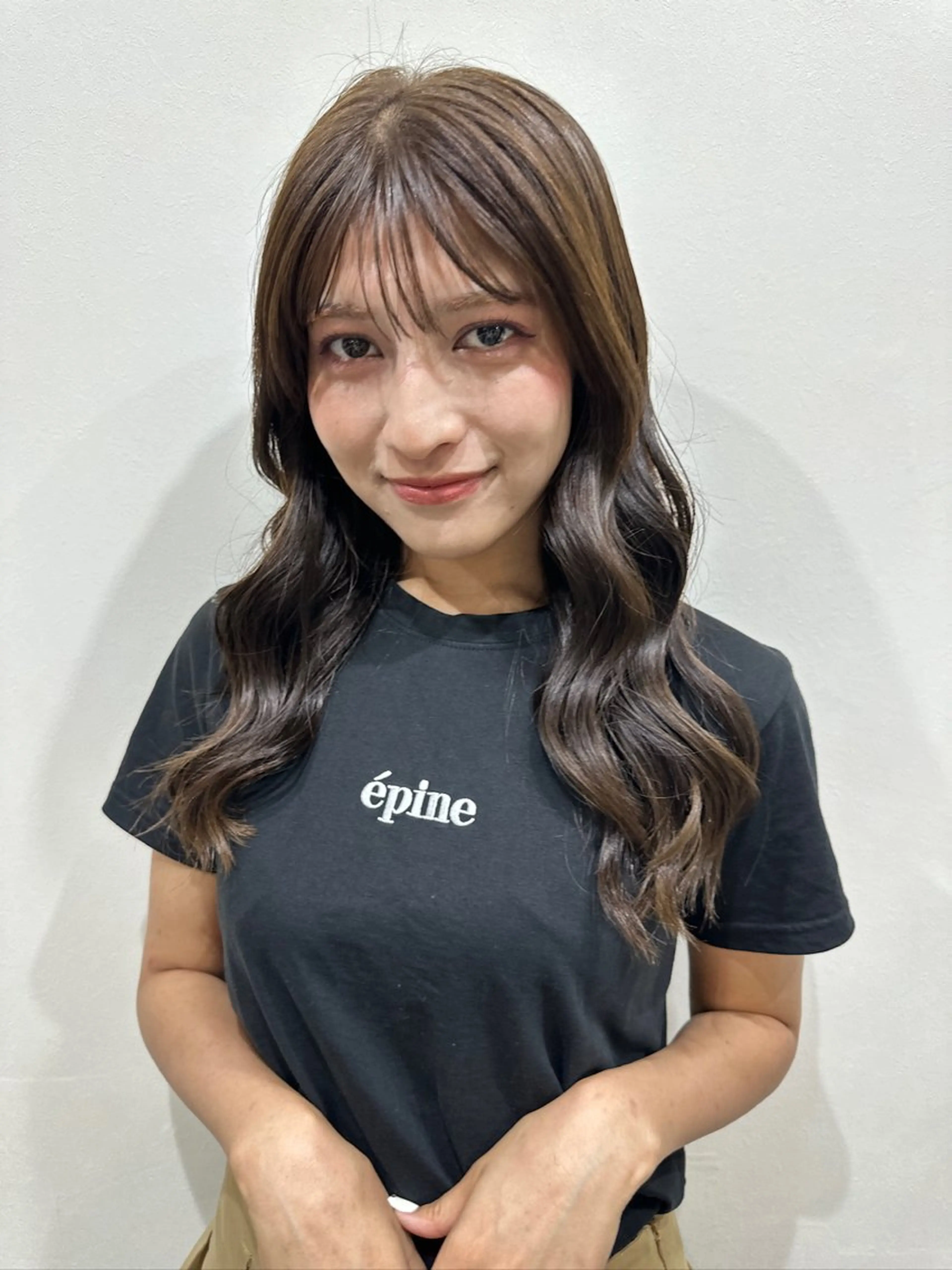 ロング パーマ カット パーマ 韓国風パーマ/ヘア セット/店長みづきのヘアスタイル