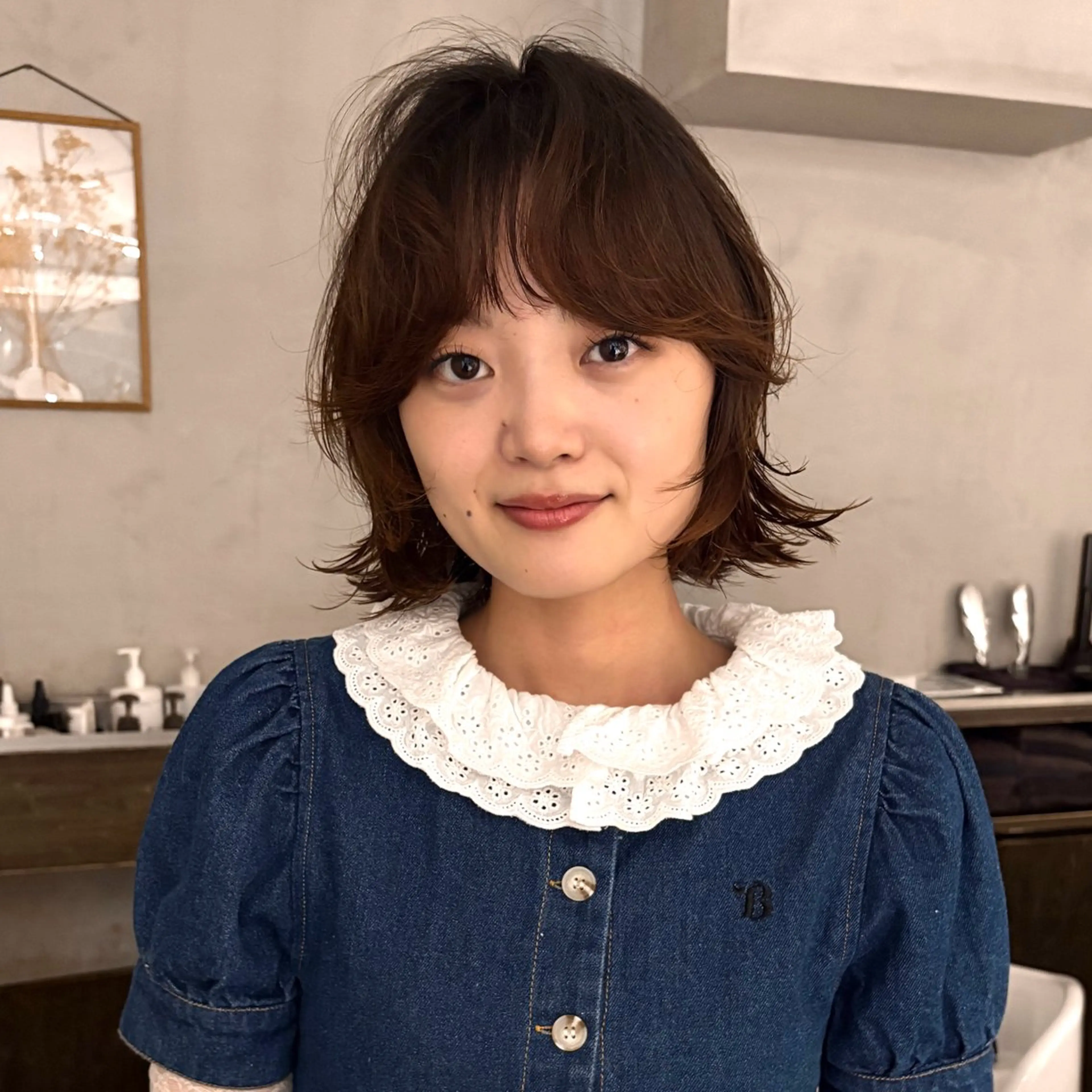 セミロング カラー カット トリートメント 銀座/髪質改善カラー /ボブ/本田 聖のヘアスタイル