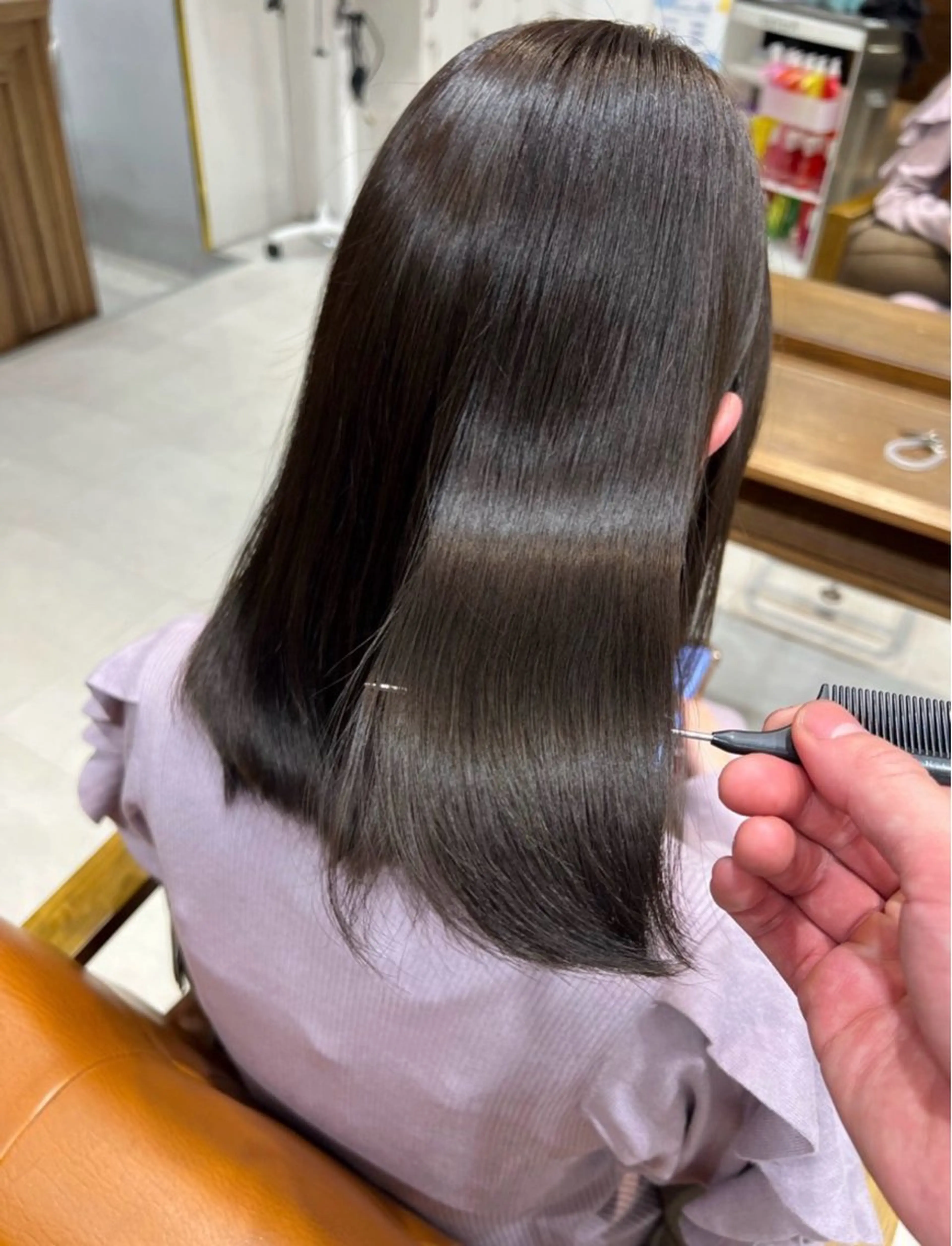 カラー 似合わせ艶カラー /かなとのヘアスタイル