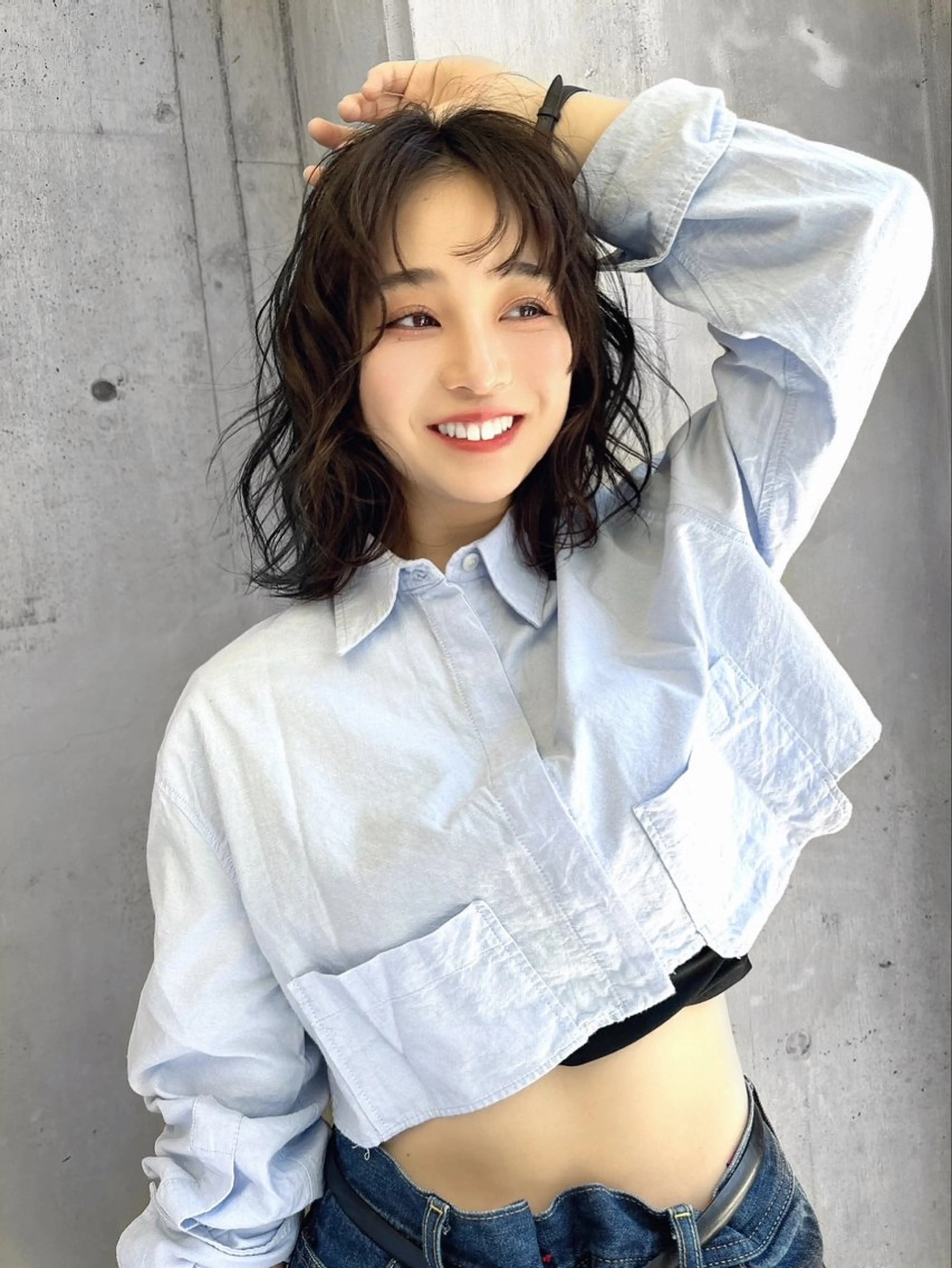 ミディアム ヘアカラー 似合わせカラーの達人 ダブルカラー/森栄範のヘアスタイル