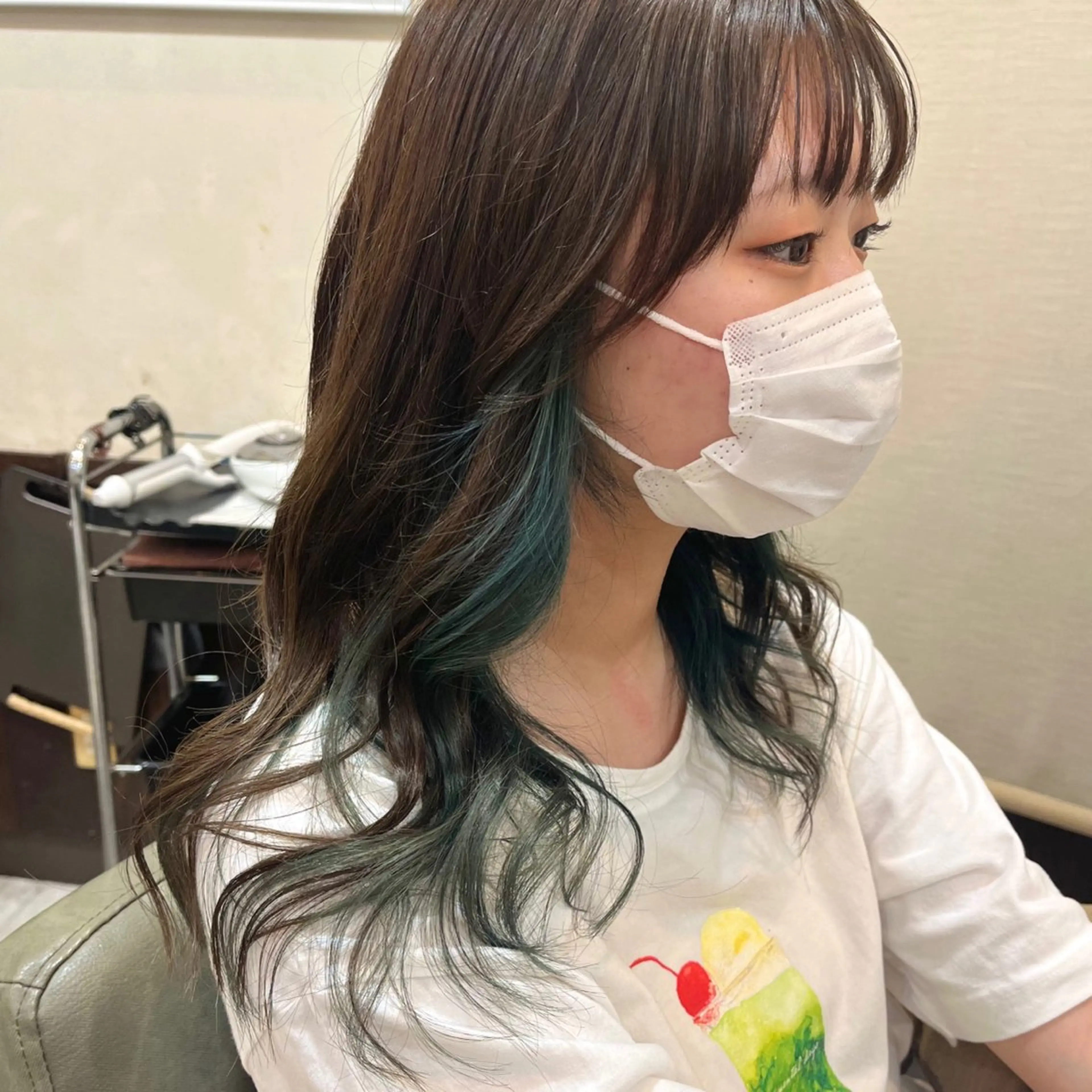 ミディアム カラー カット ヘアカラー 佐藤 瑚碧のヘアスタイル