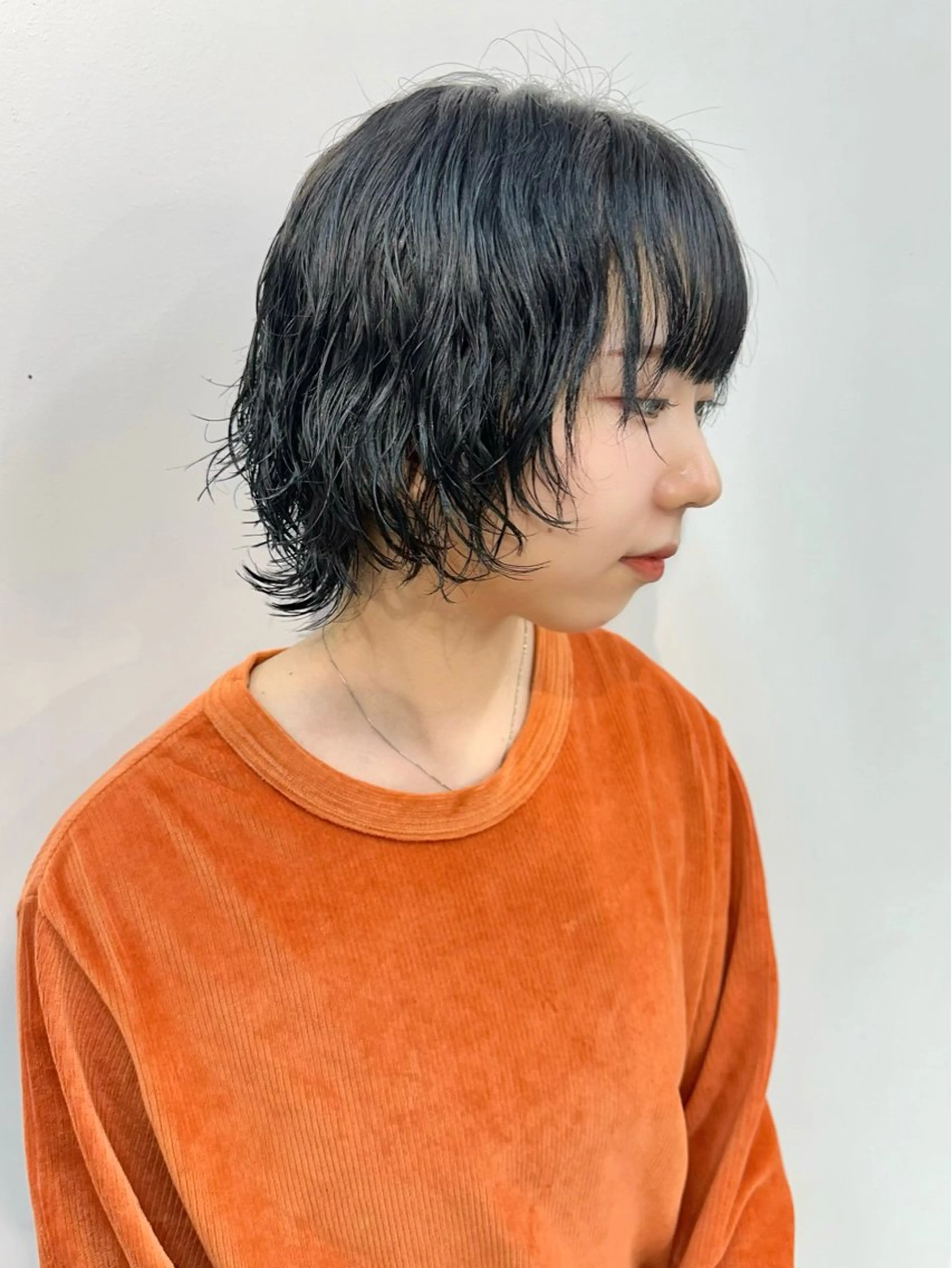 ショート カラー パーマ vain所属・パーマウルフショート 濱田匠のヘアスタイル