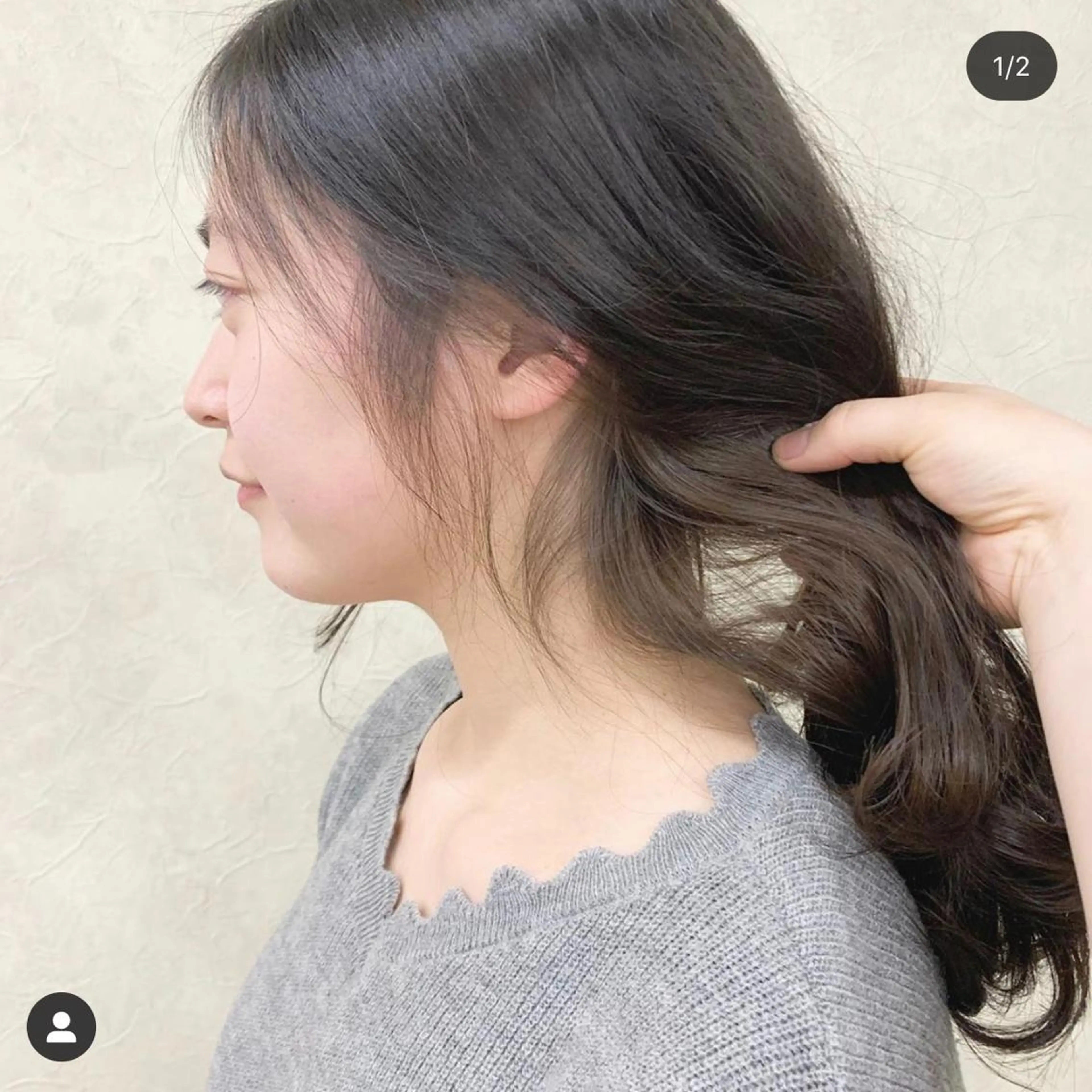 セミロング カラー ヘアアレンジ ブリーチ デザインカラー ブリーチなしカラー 眉毛ワックス konomiの眉毛・アイブロウイメージ
