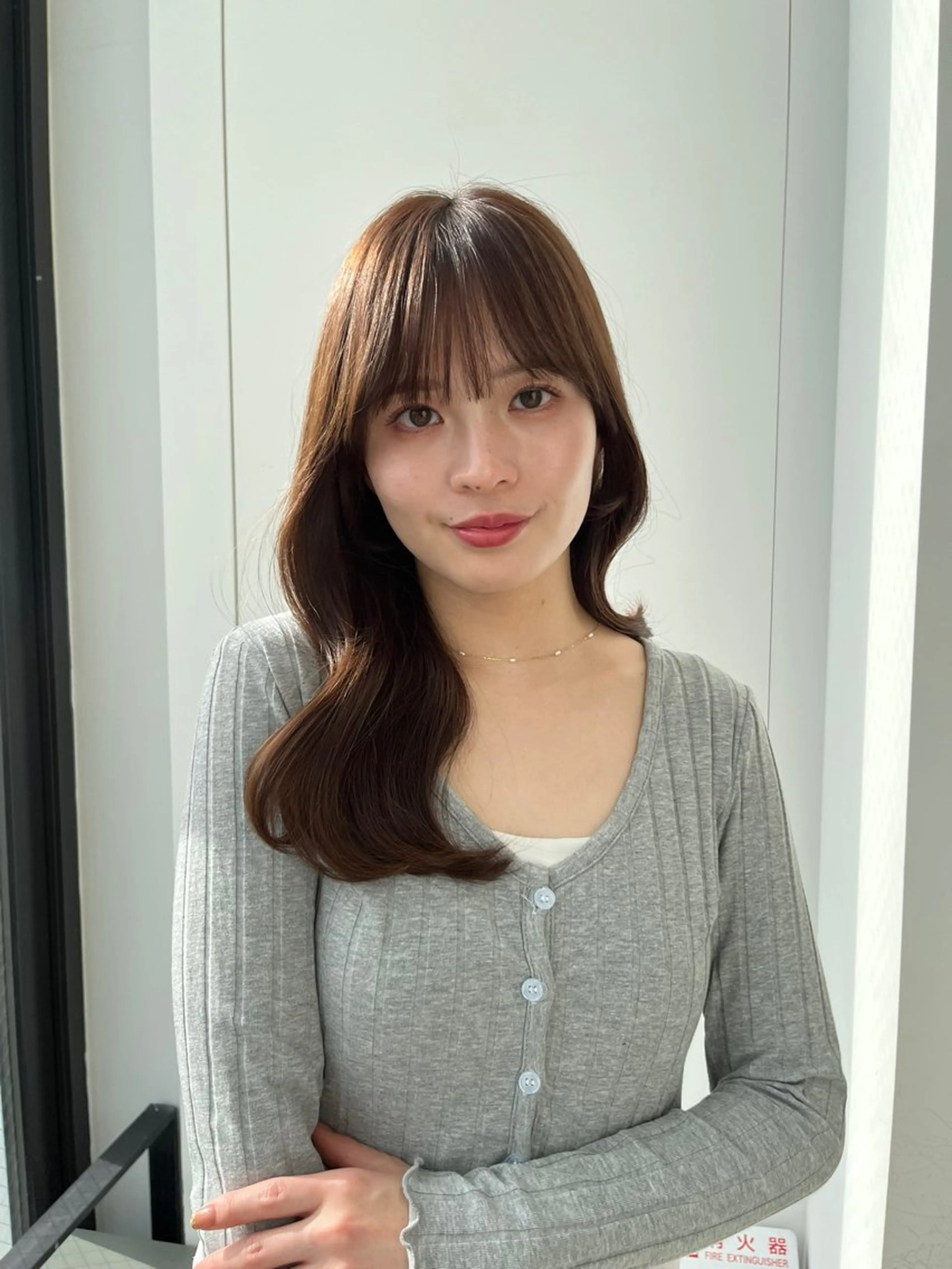 セミロング レイヤーくびれヘア アレンジmanakaのヘアスタイル