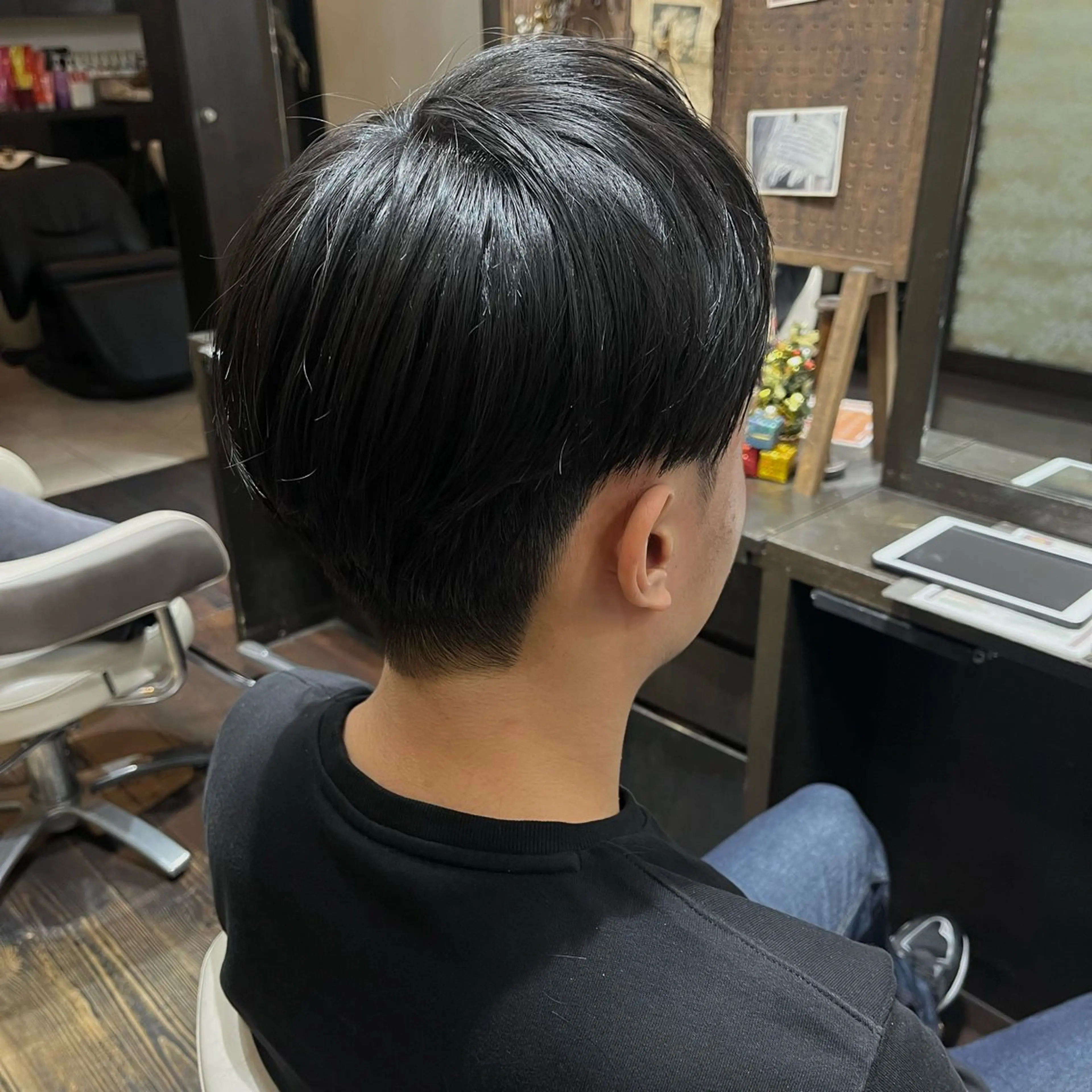 メンズ マッシュ 刈り上げ 小林蕗湖/ カット・カラー✨のヘアスタイル