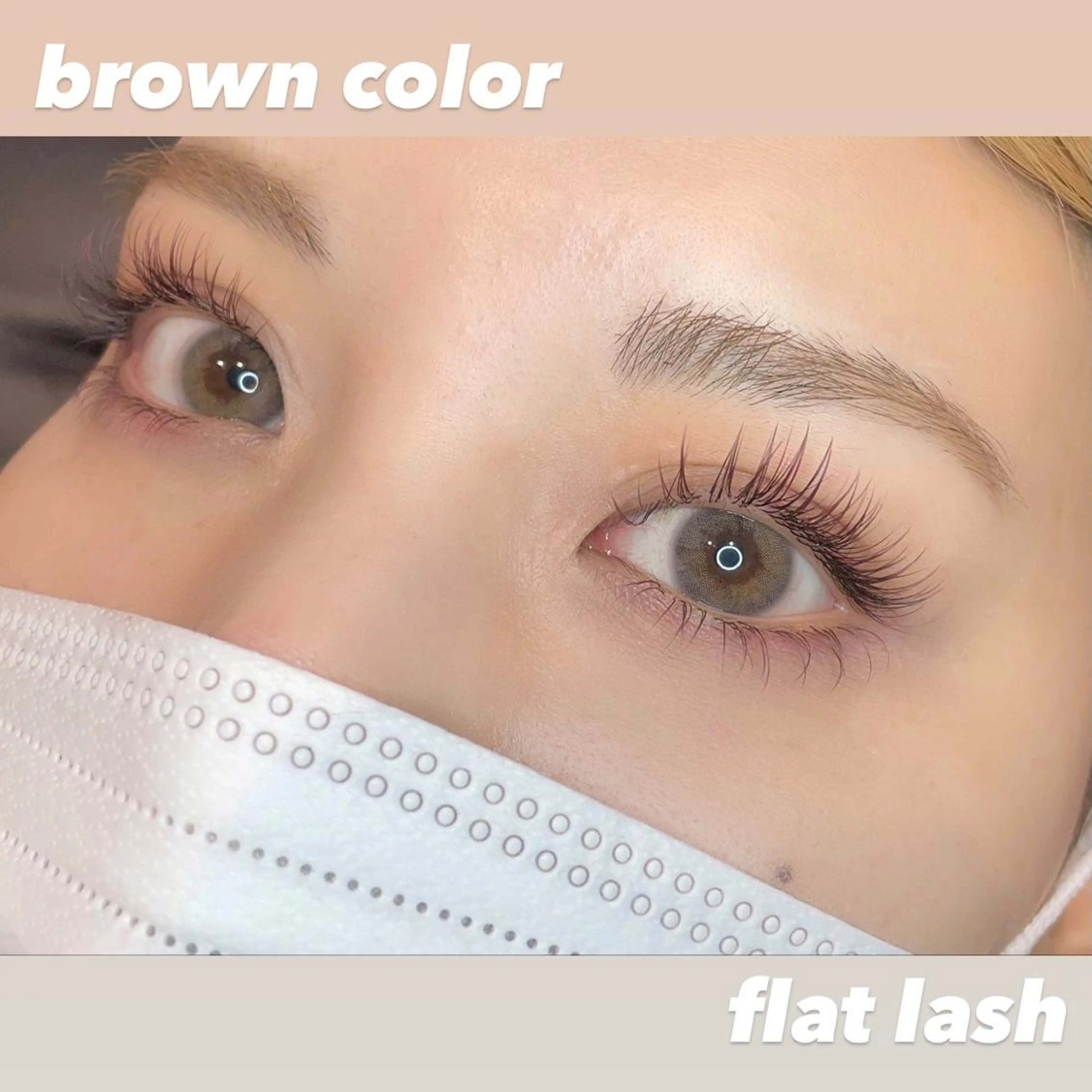 マツエク・マツパ カラーマツエク フラットラッシュ 眉毛専門店brow art上野店　阿部の眉毛・アイブロウイメージ