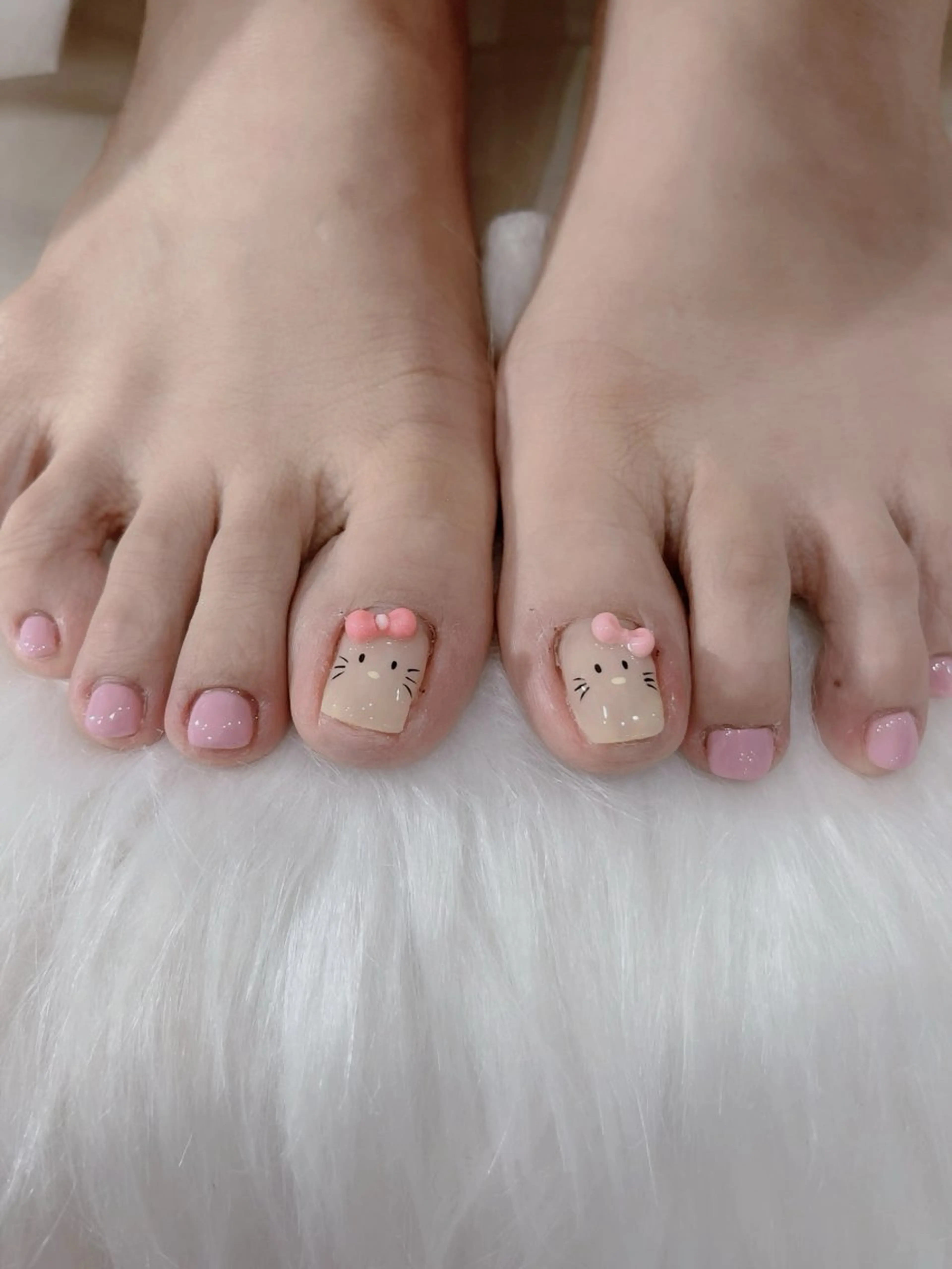 ネイル アートネイル 長さ出し フレンチネイル ジェルネイル グラデーション フットネイル NAILS BAR SHINJUKUのネイルデザイン