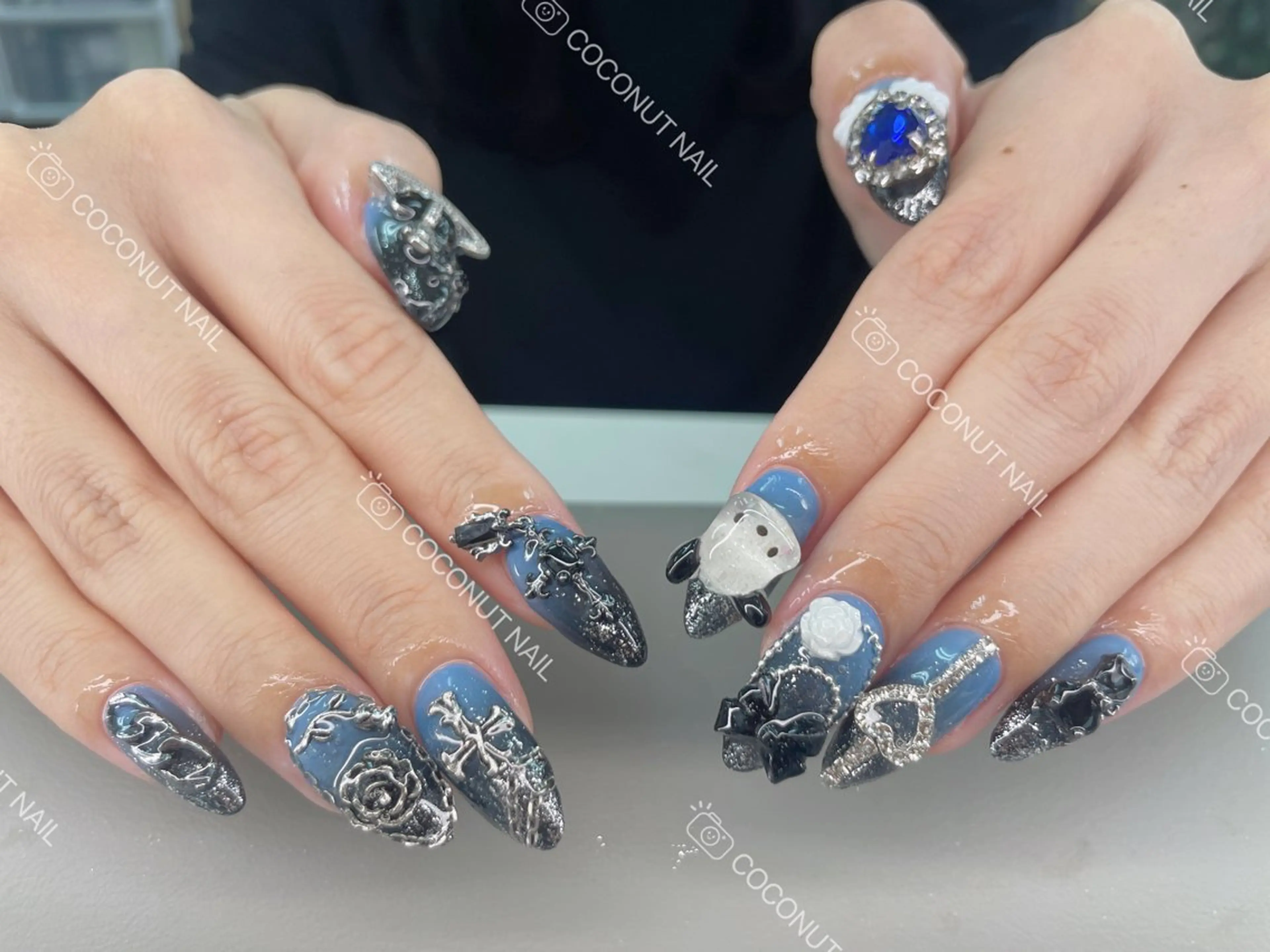 ネイル ハンドネイル 神田 ココナッツのネイルデザイン