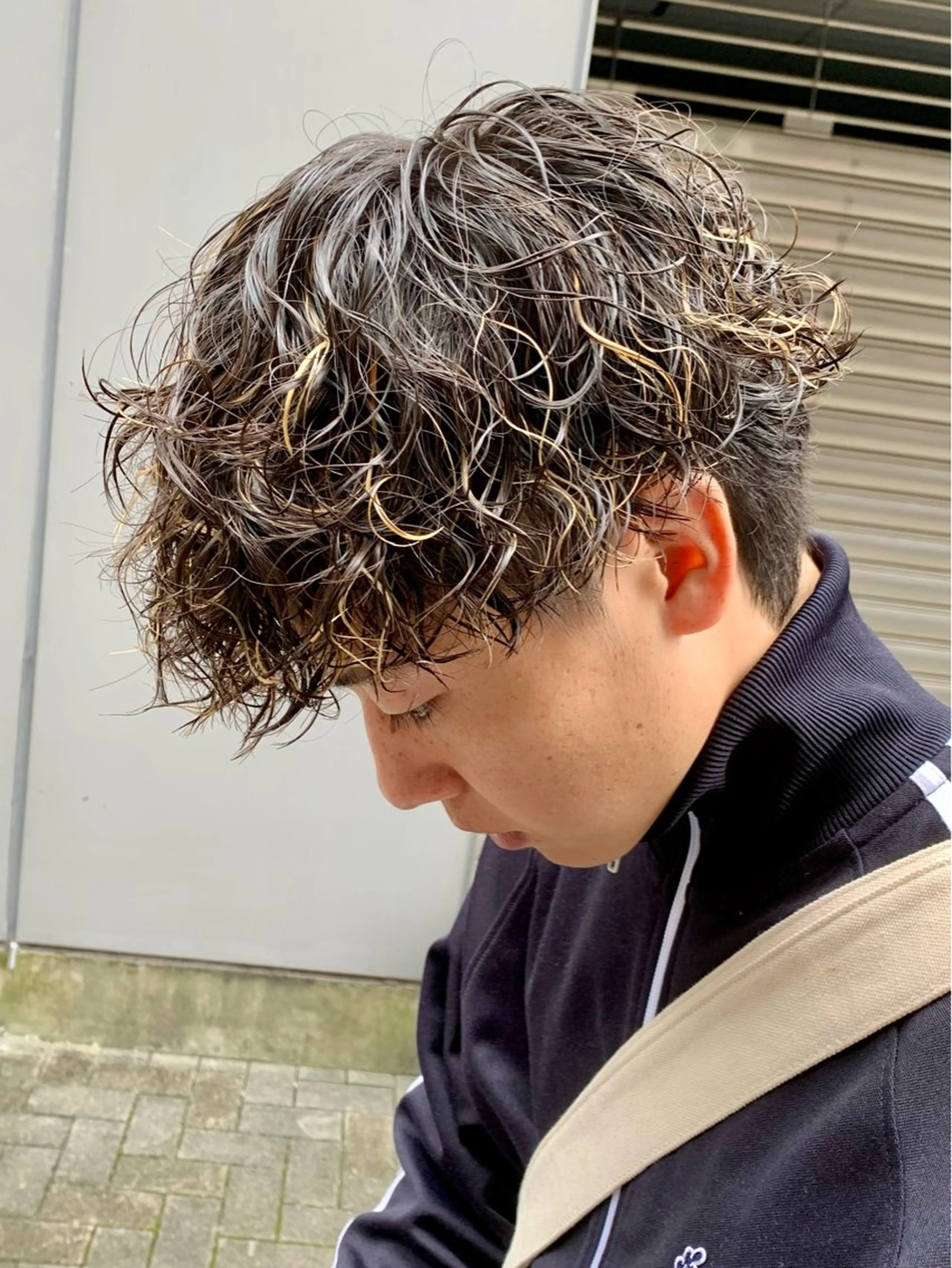 ショート メンズ カット パーマ トリートメント ヘアセット メンズパーマ名人 TAKUMAのヘアスタイル