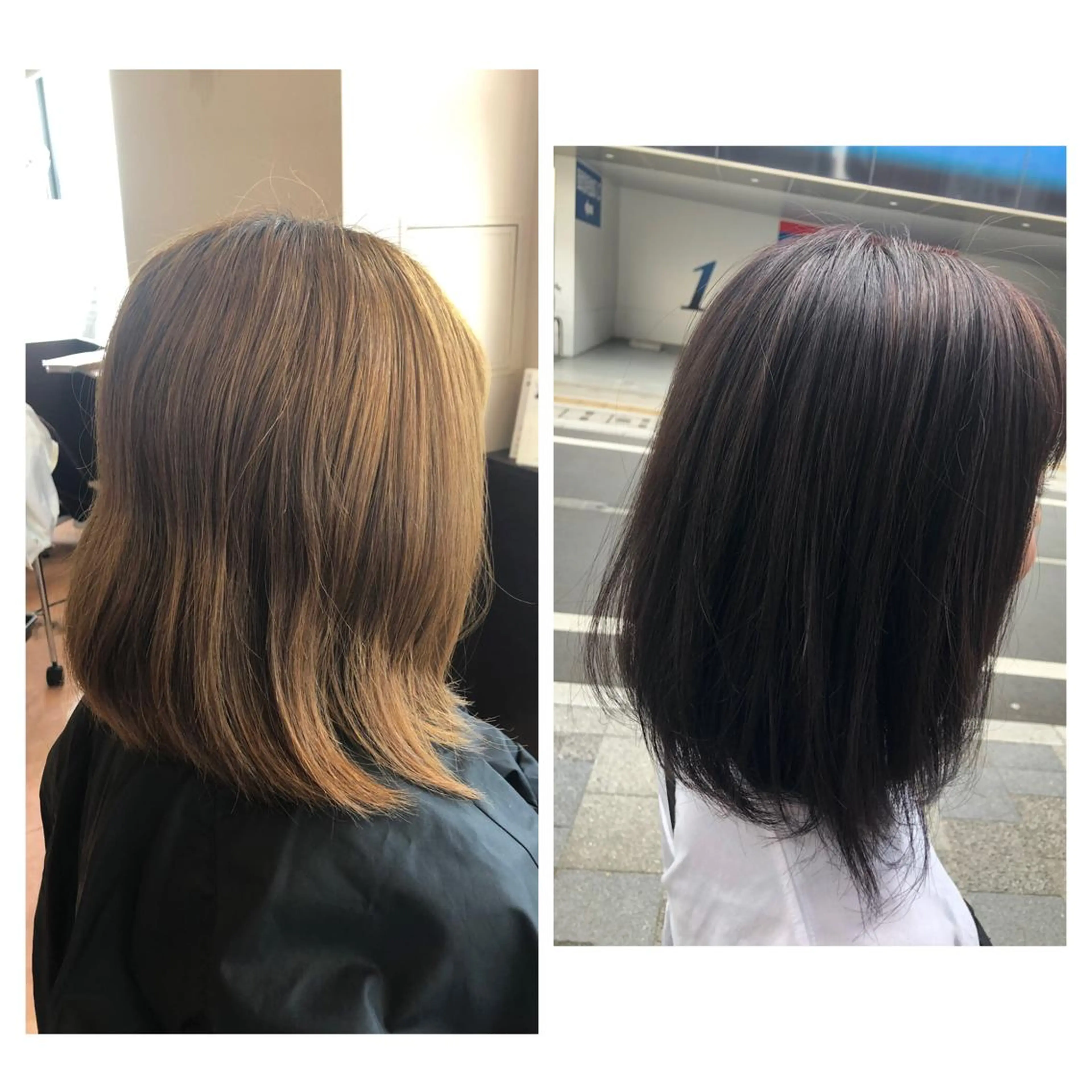 ミディアム やまぐち まりんのヘアスタイル