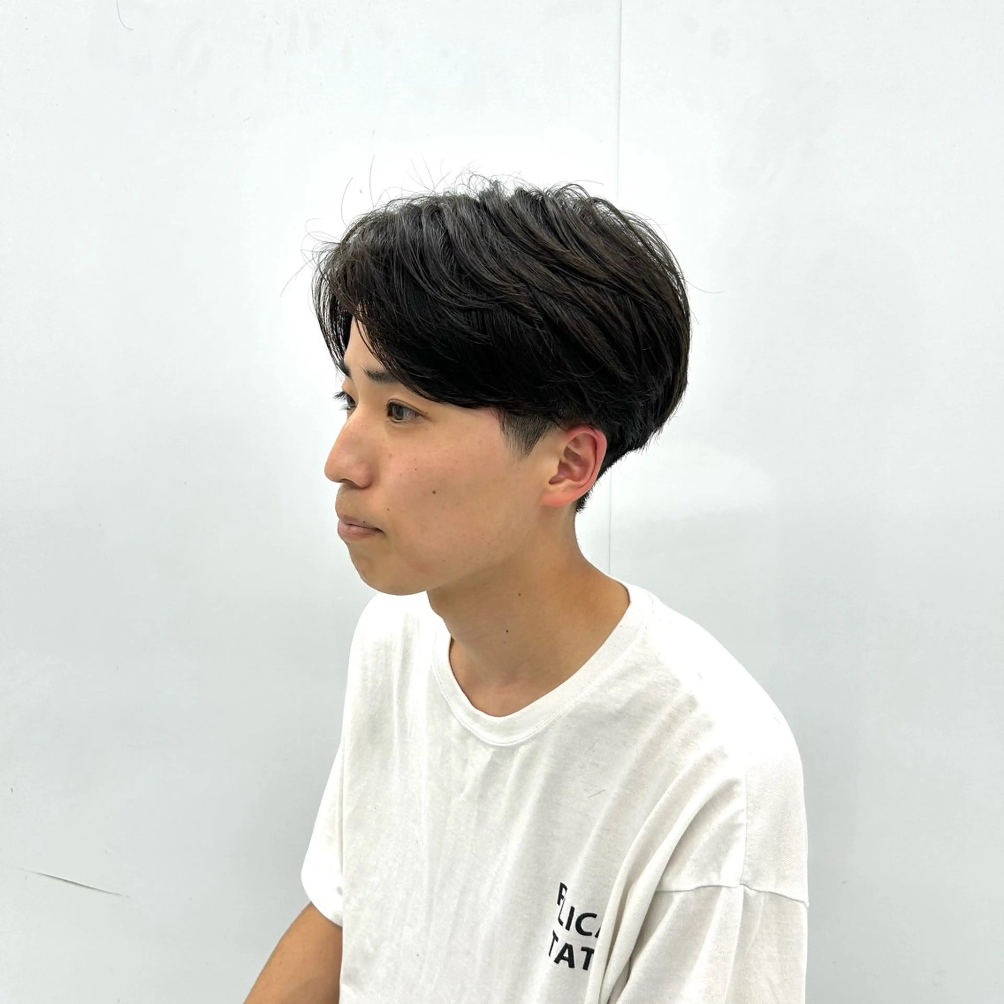 ショート パーマ メンズ センターパート カット パーマ 【メンズパーマ特化】 🍏網中勇喜のヘアスタイル