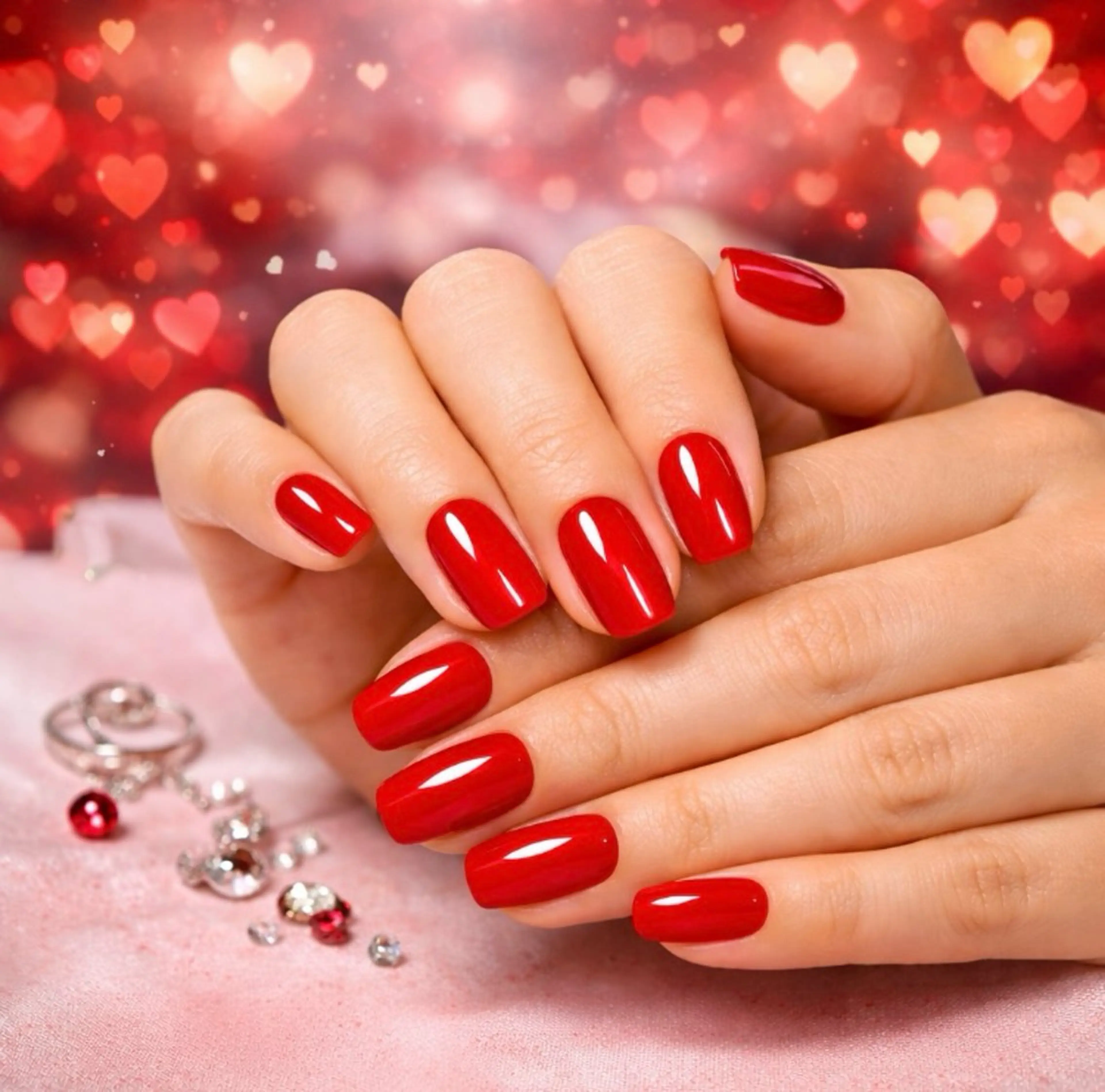 お試しハンドネイル(ワンカラー)の写真