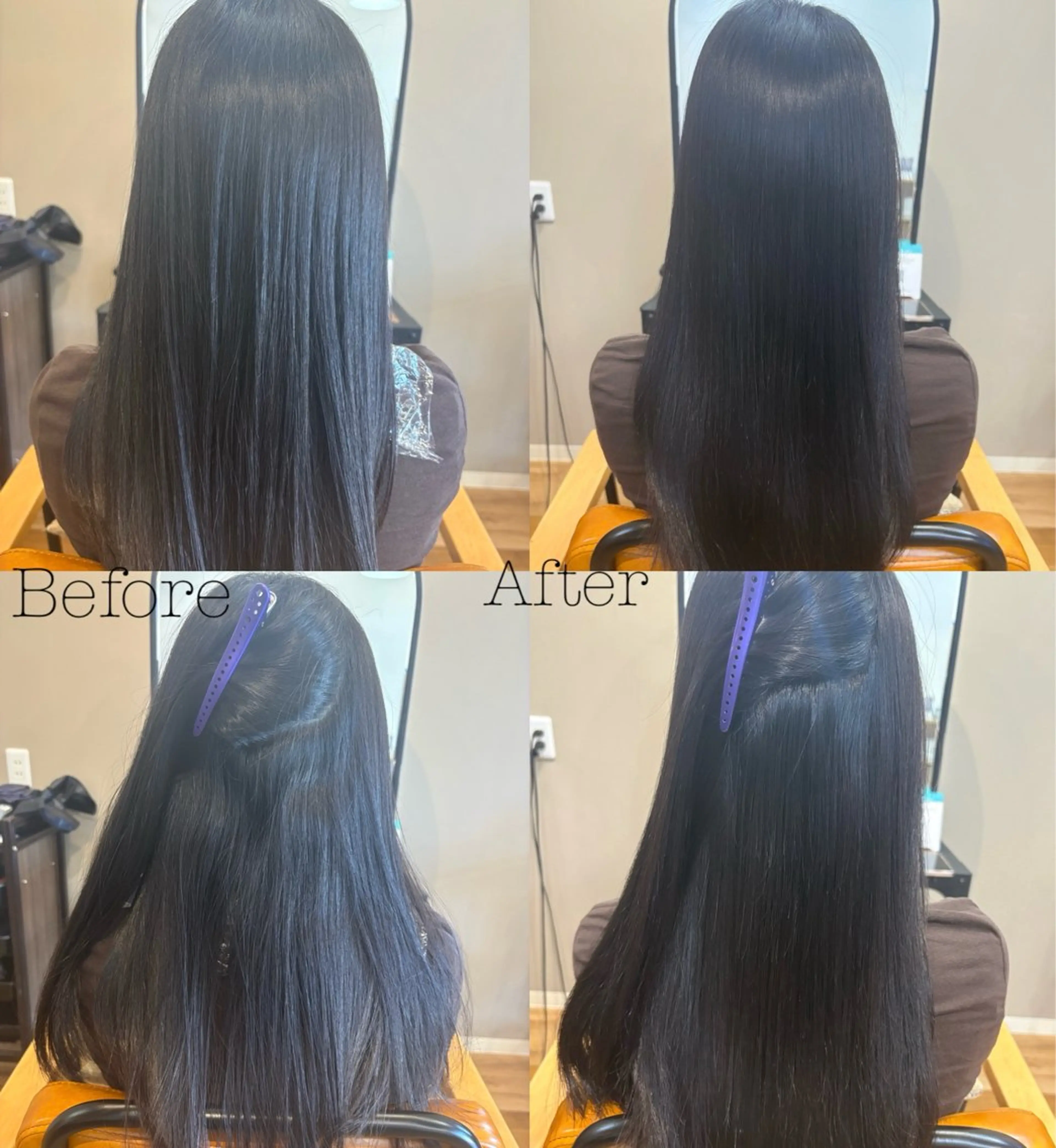 セミロング 横 田のヘアスタイル