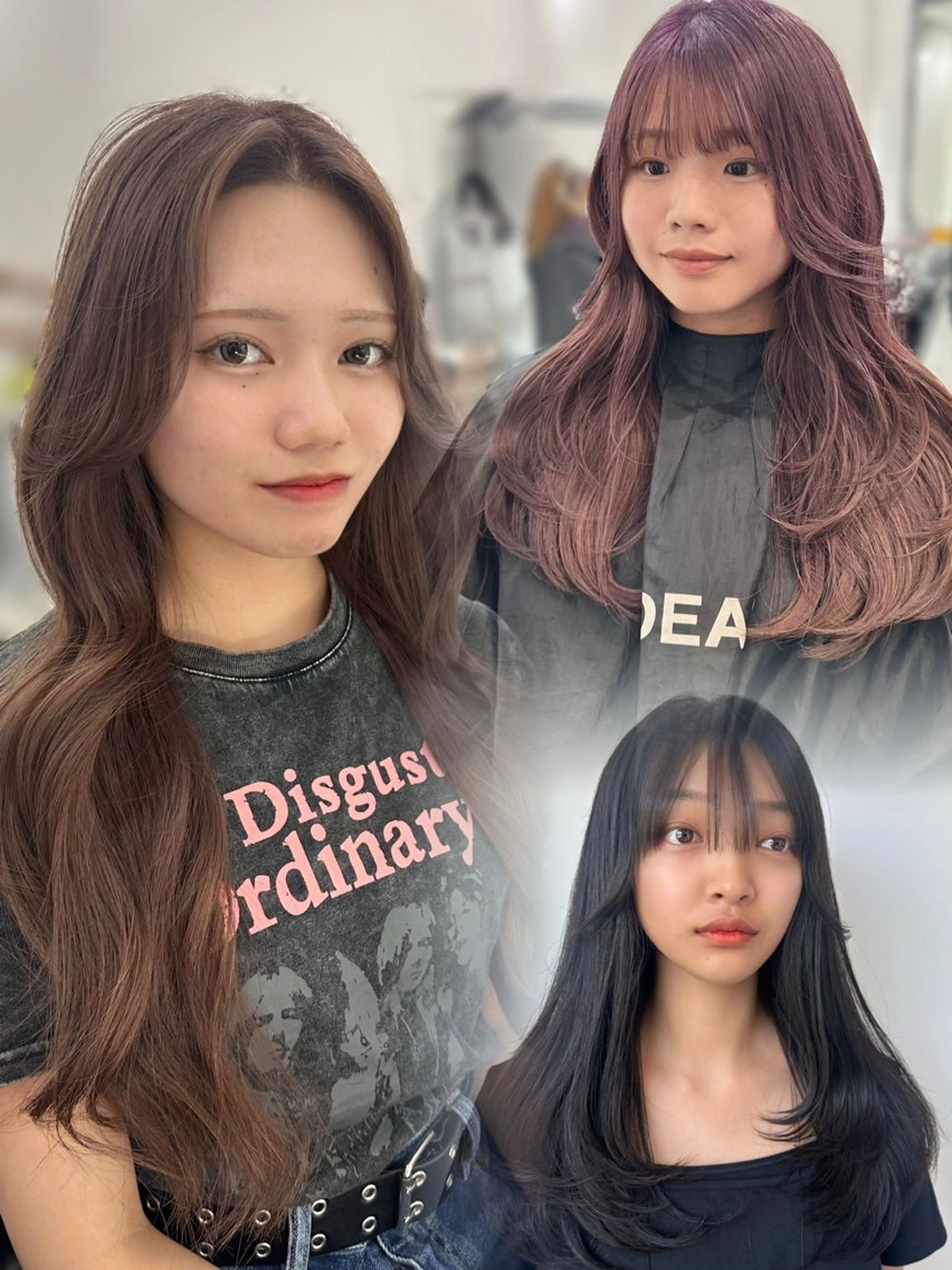 ロング DEAN AYAのヘアスタイル